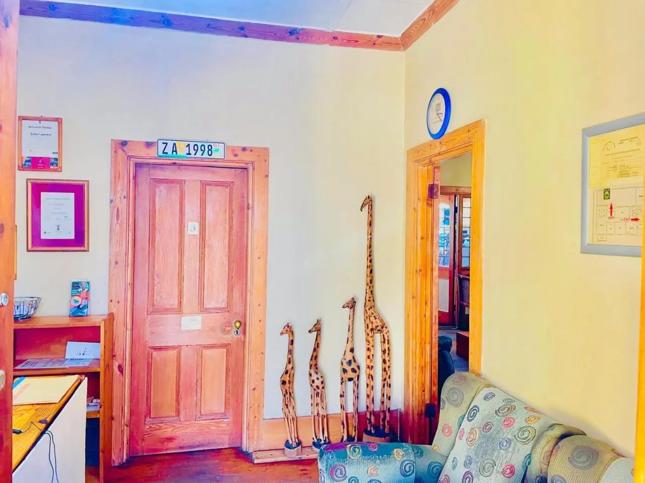 Lobby or reception in Jikeleza Lodge