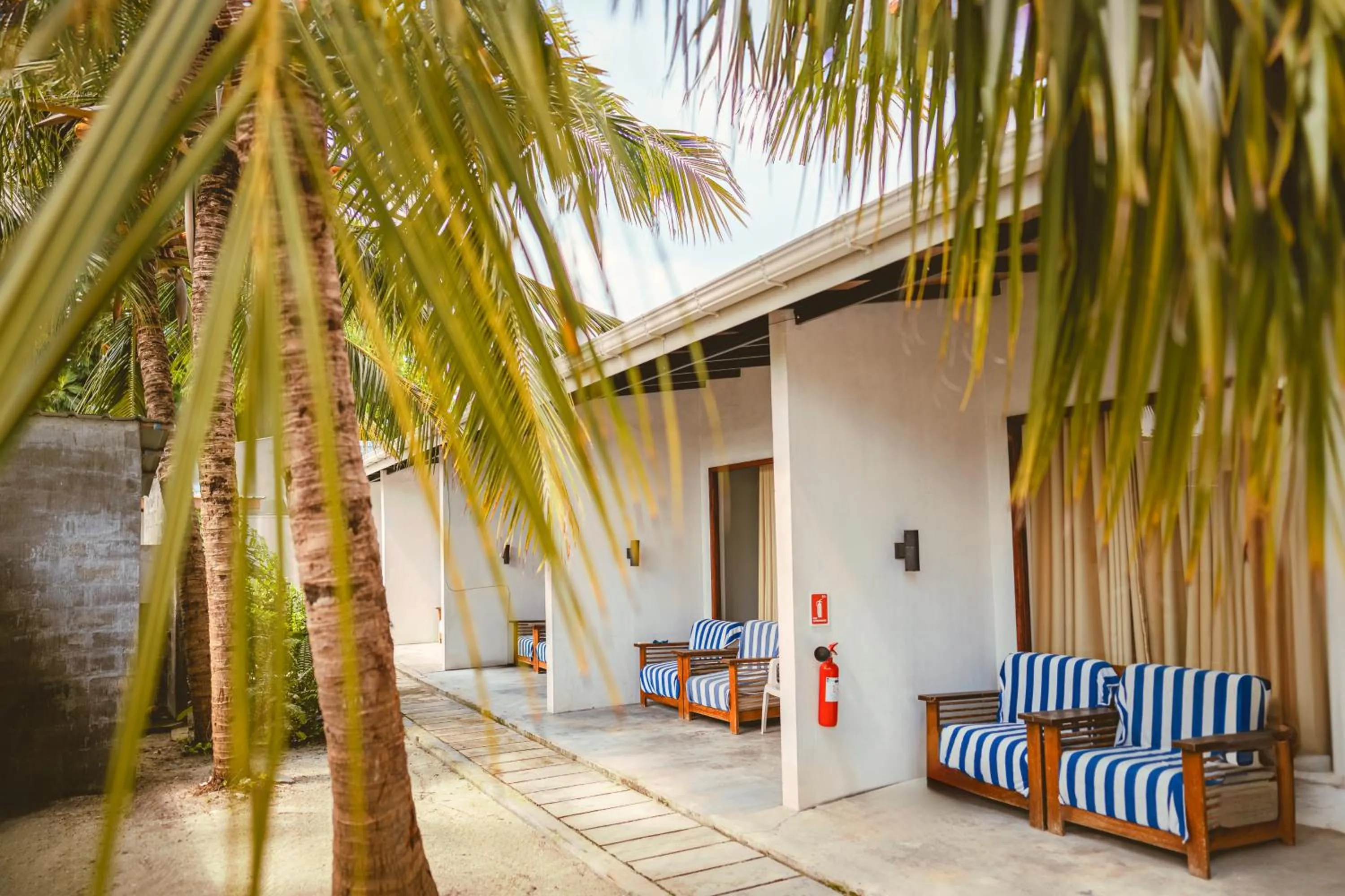 Garden view in Madi Giri Guest House