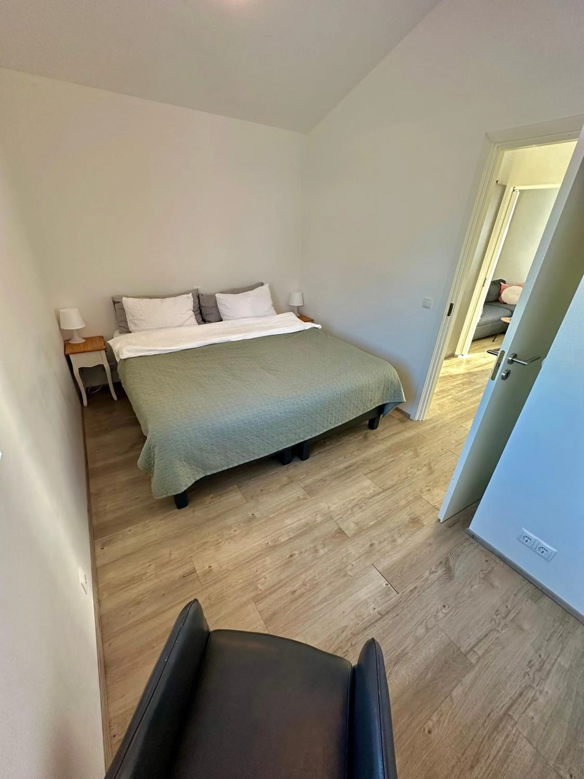 Bed in Farmer's Guest House