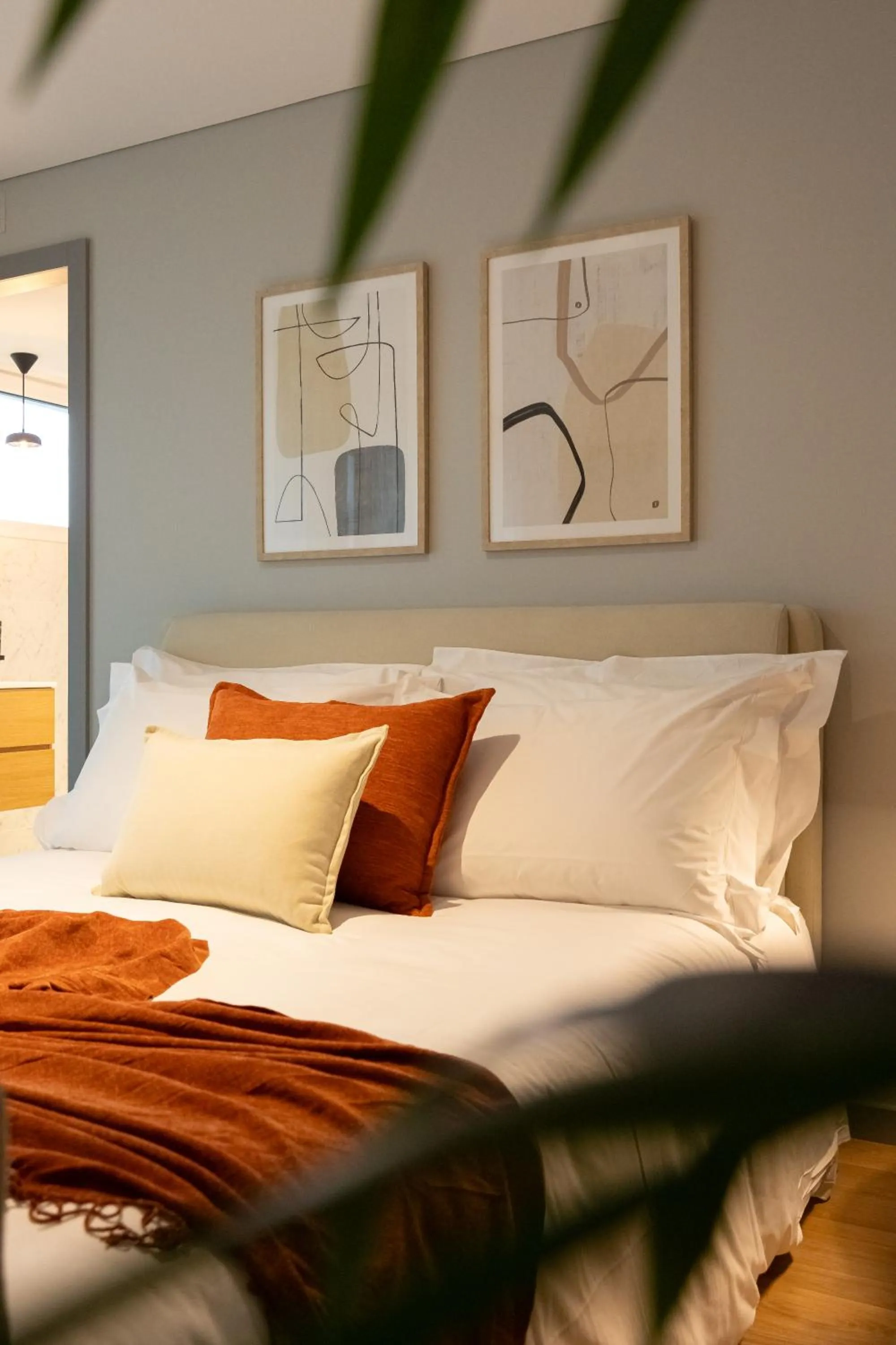 Bed in Nôma Living Icon Apartments