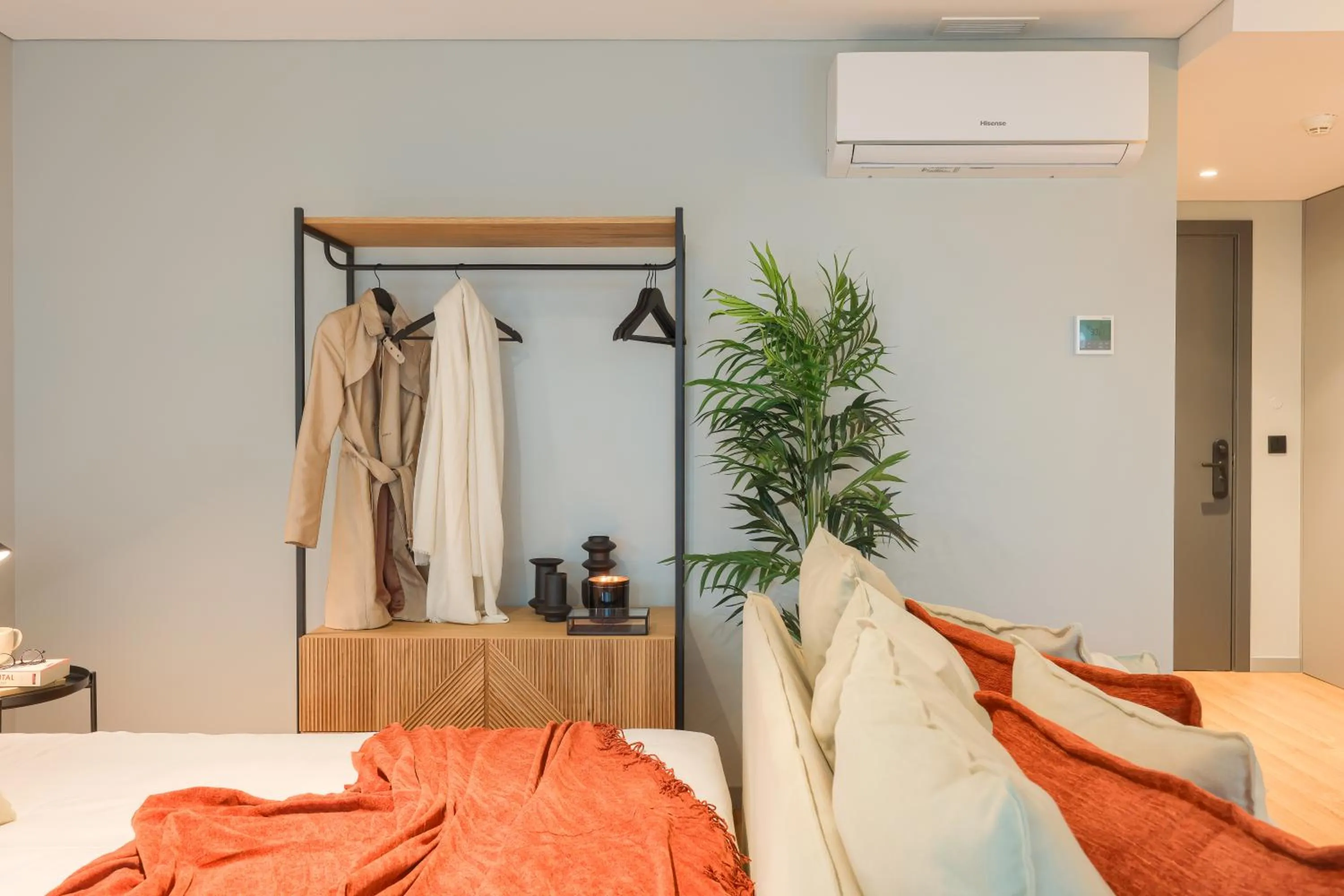 Bed in Nôma Living Icon Apartments