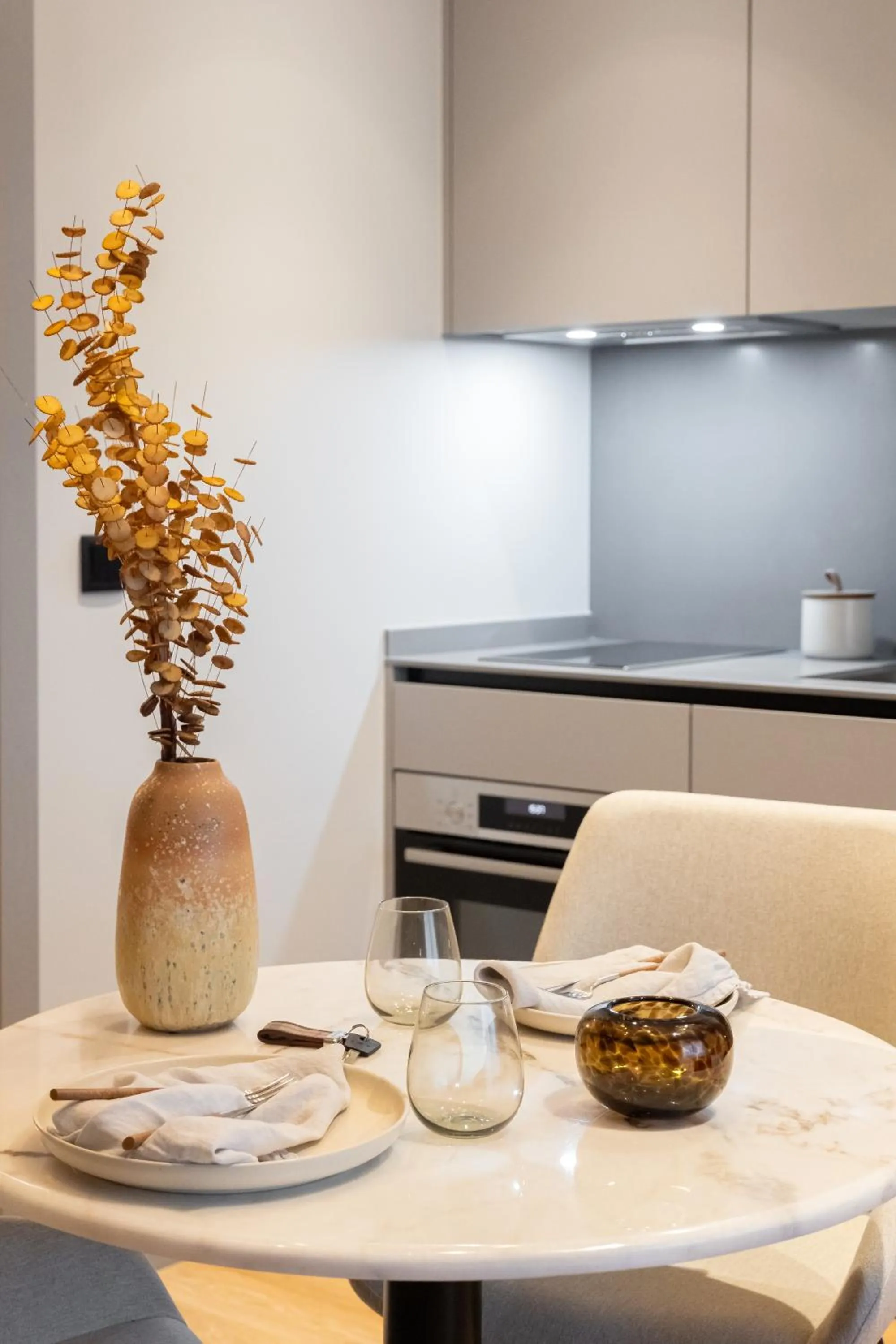 Kitchen or kitchenette in Nôma Living Icon Apartments