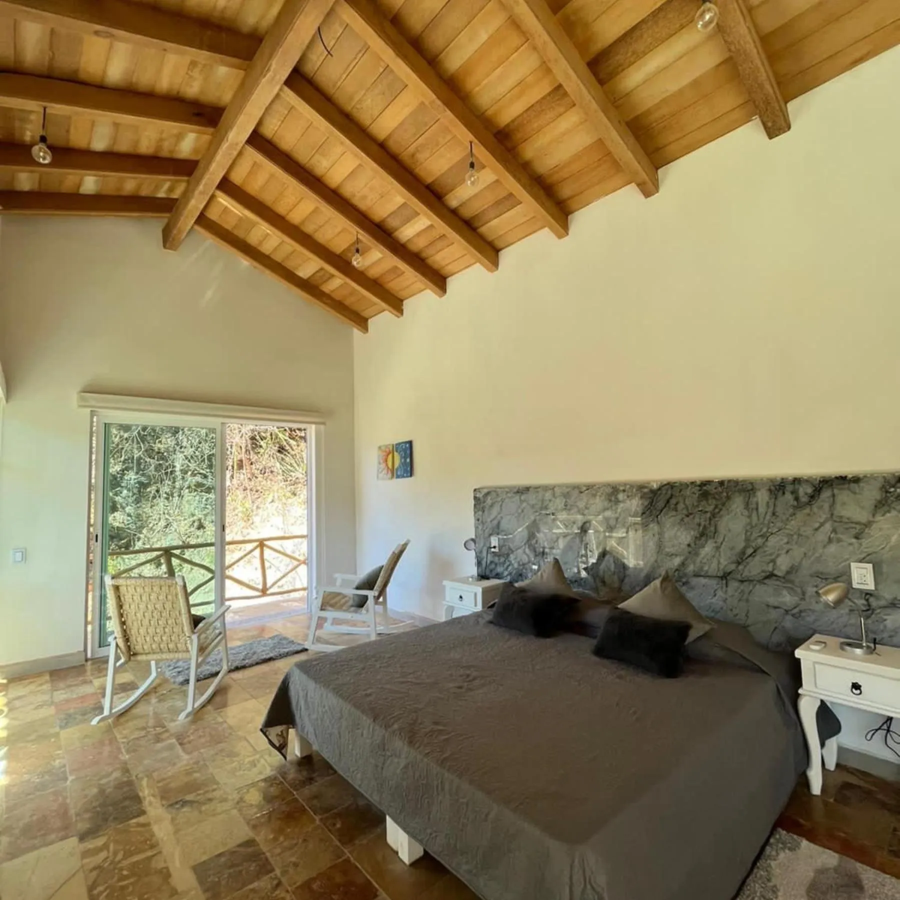 Bed in La Dulce Vista Hotel & Villas - Sierra Madre Puerto Vallarta