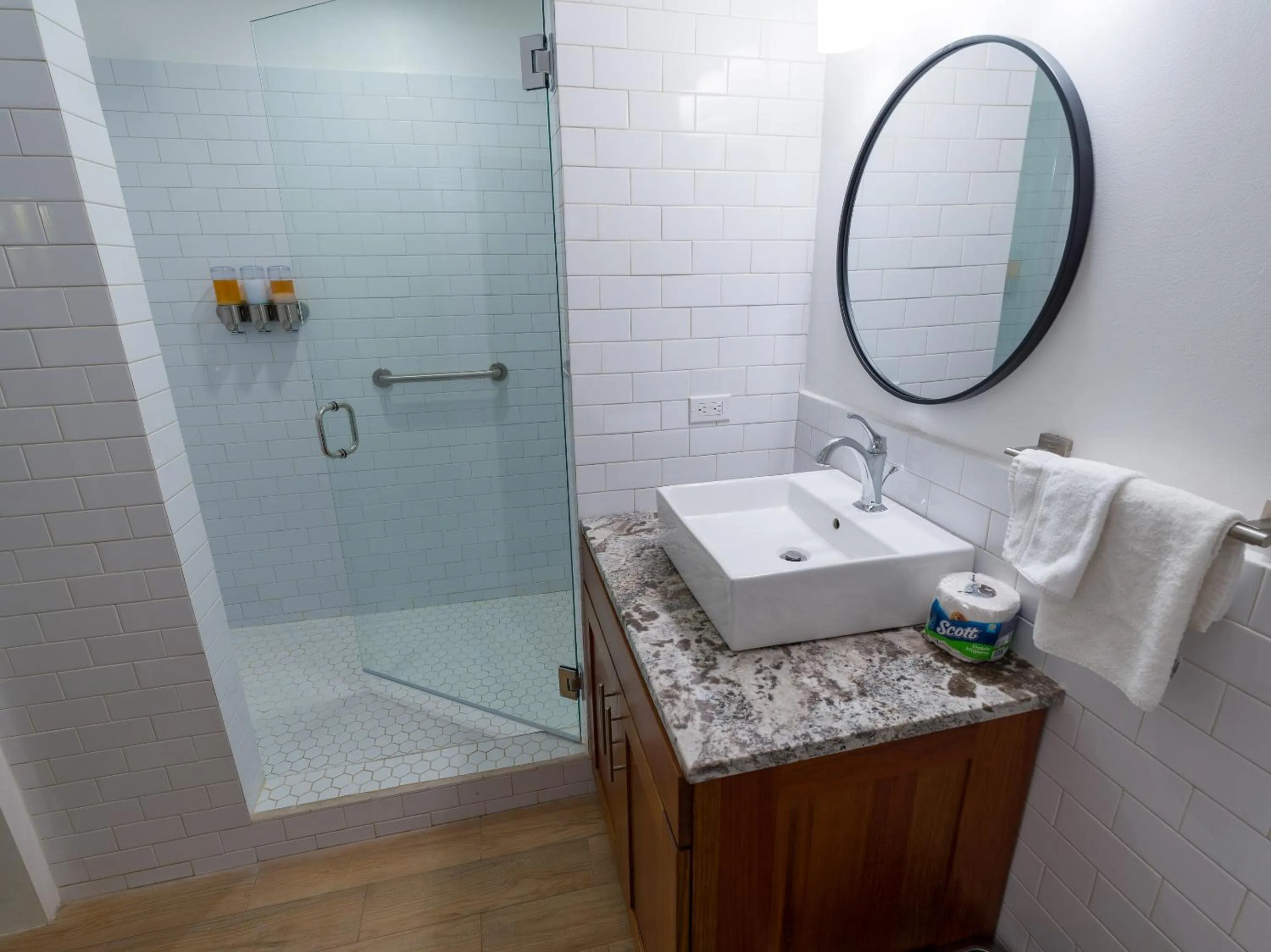 Shower in Grand Coastal Hotel