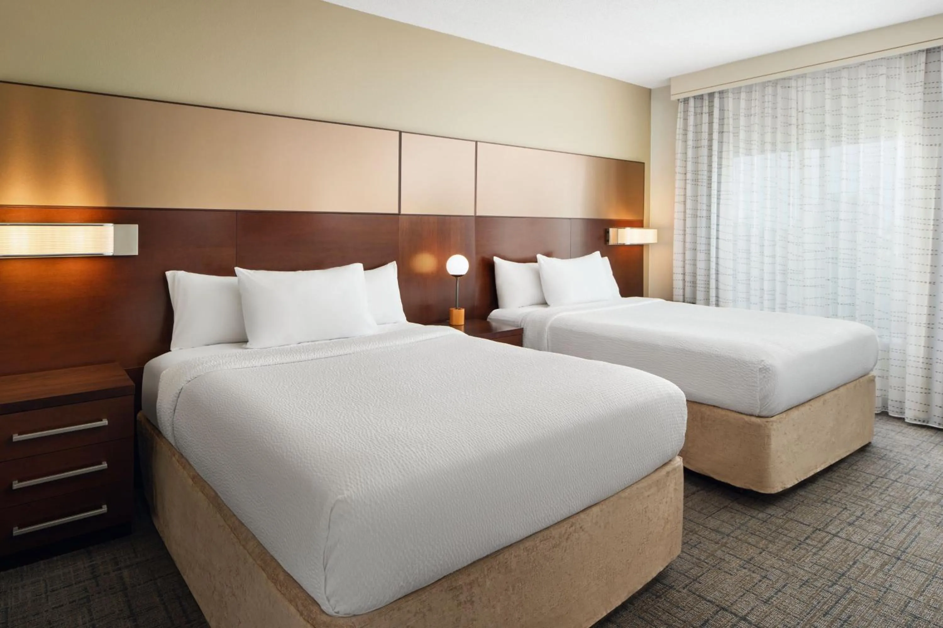 Bedroom, Bed in Residence Inn by Marriott Fort Myers at I-75 and Gulf Coast Town Center