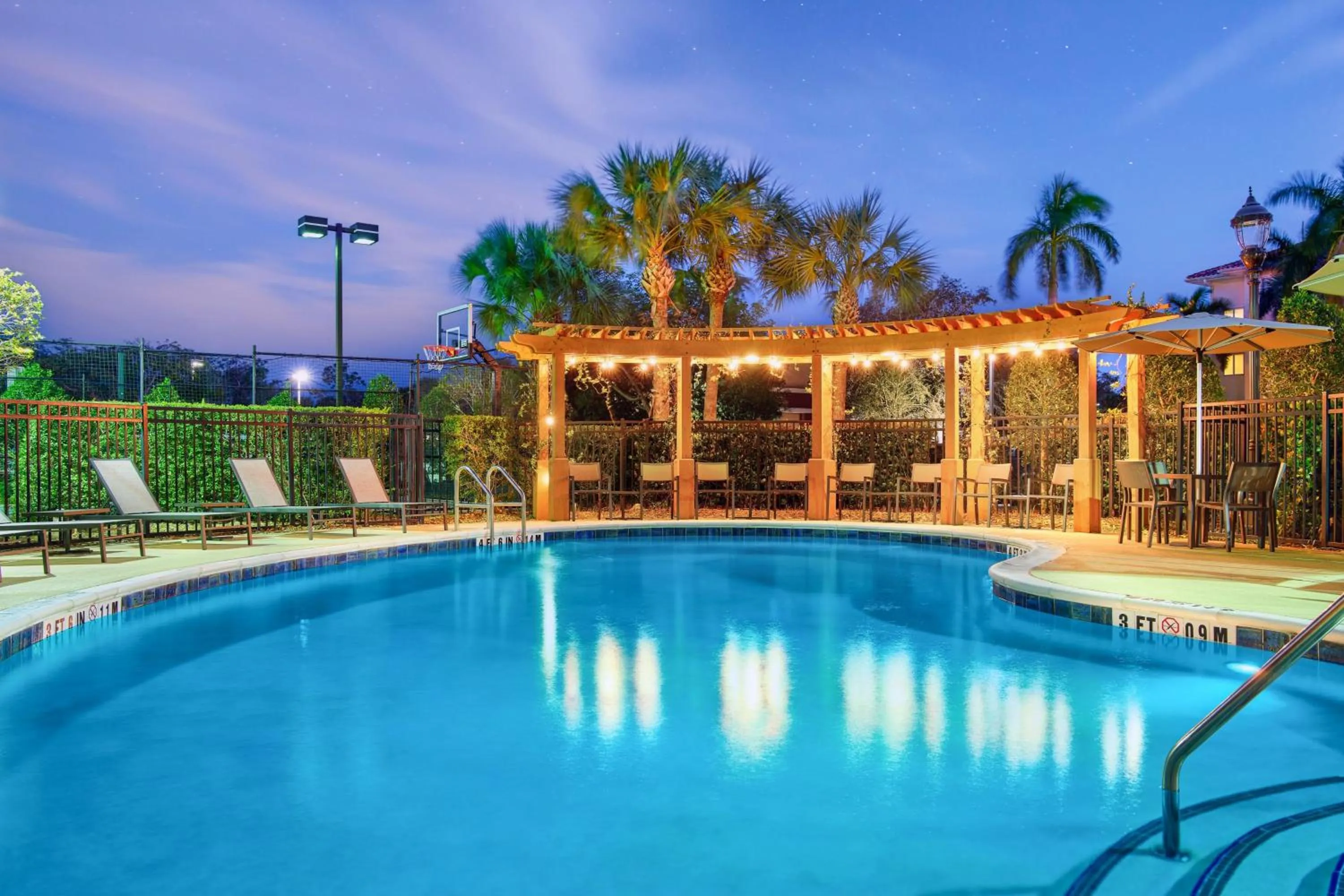 Swimming pool in Residence Inn by Marriott Fort Myers at I-75 and Gulf Coast Town Center