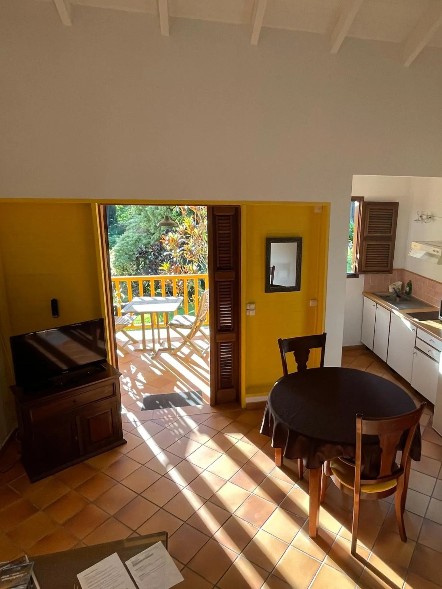 View (from property/room) in Les Cycas