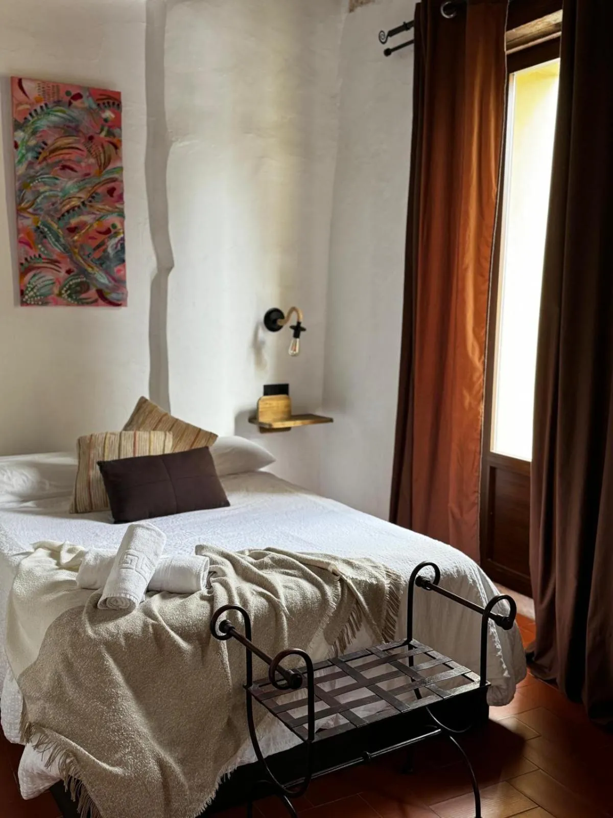 Bedroom, Bed in Apartamentos Jerez Siglo XIX