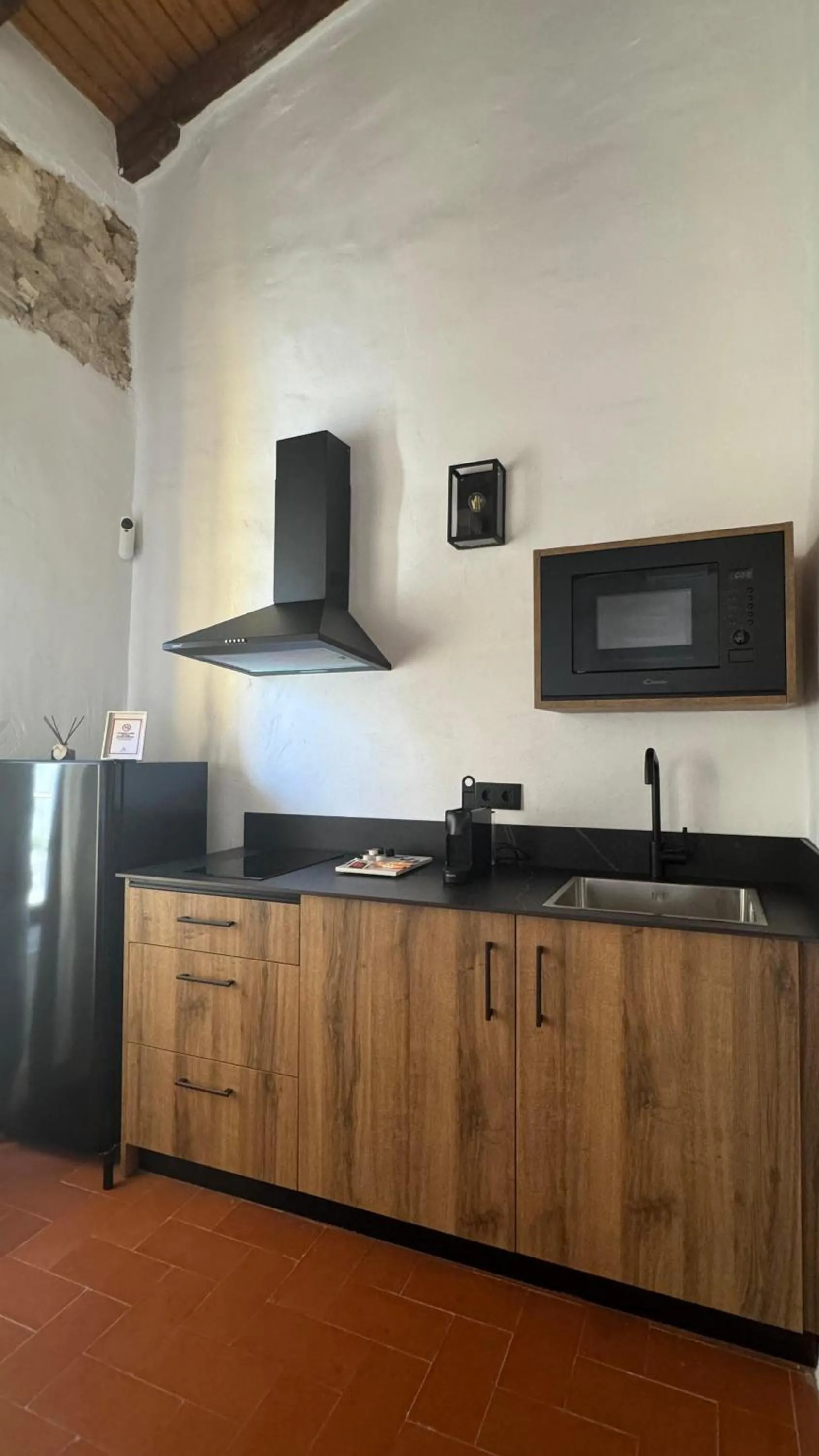 Kitchen or kitchenette in Apartamentos Jerez Siglo XIX