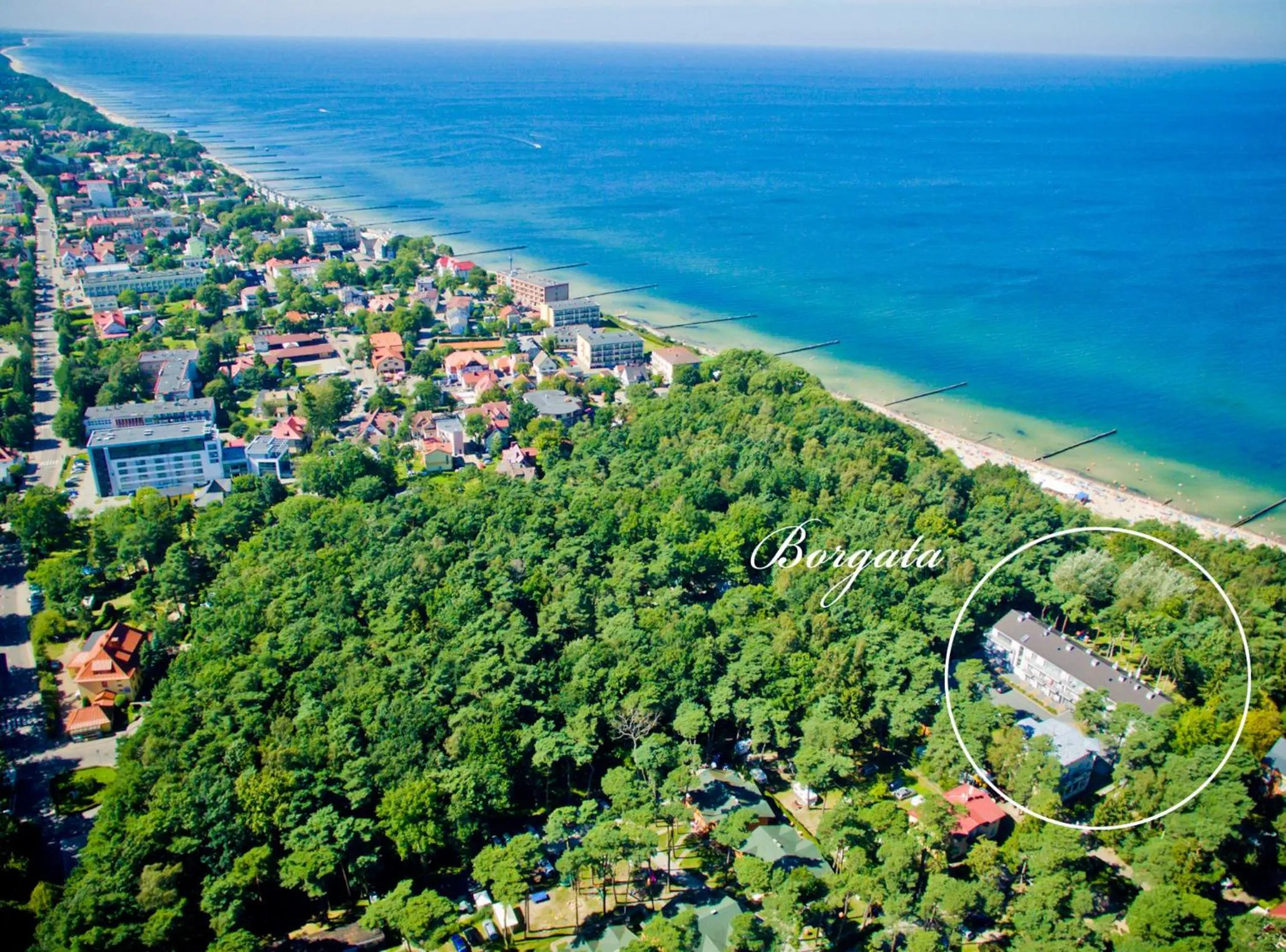 Bird's eye view in Borgata