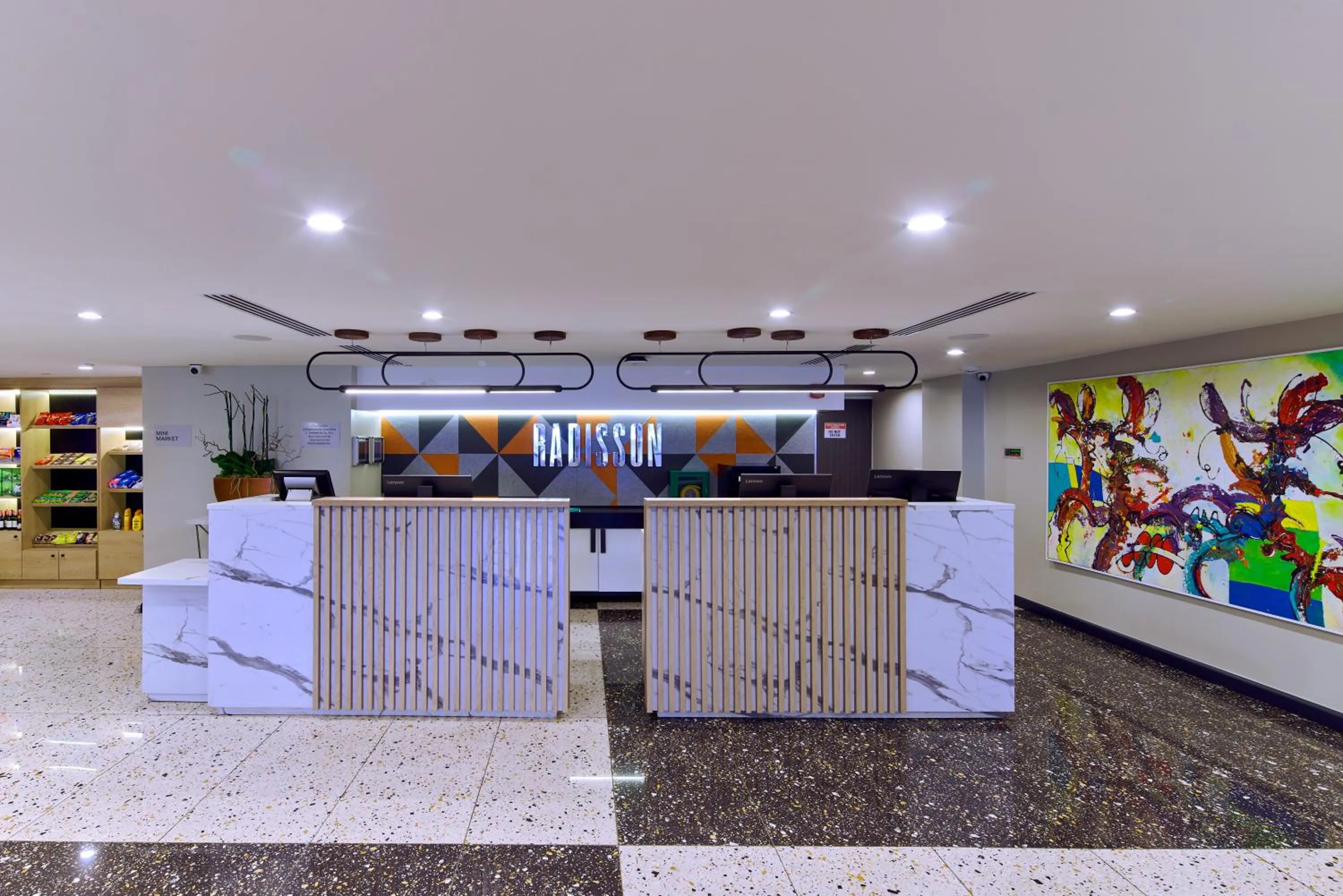 Lobby or reception in Radisson Hotel Paramaribo