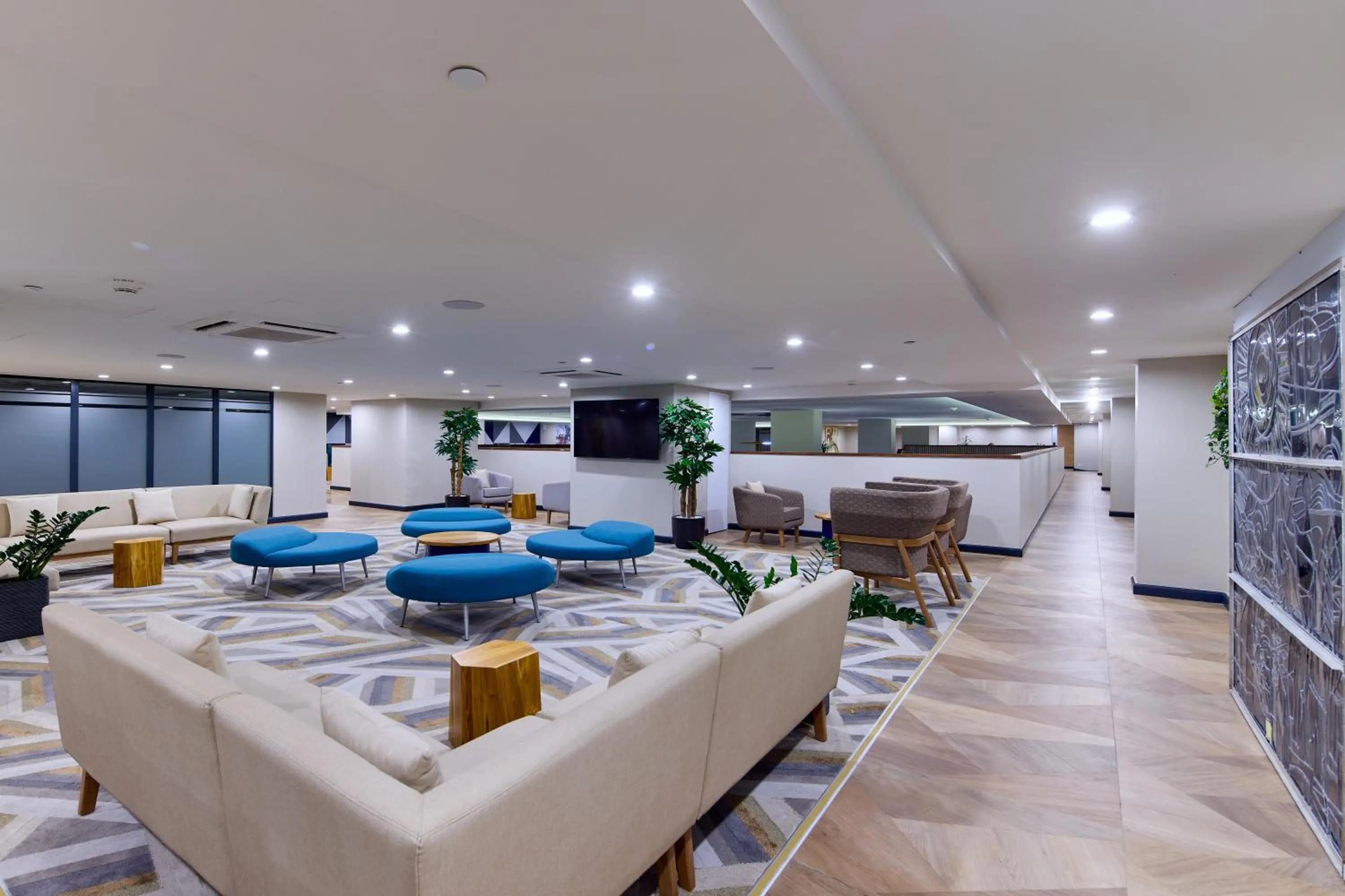 Seating area in Radisson Hotel Paramaribo