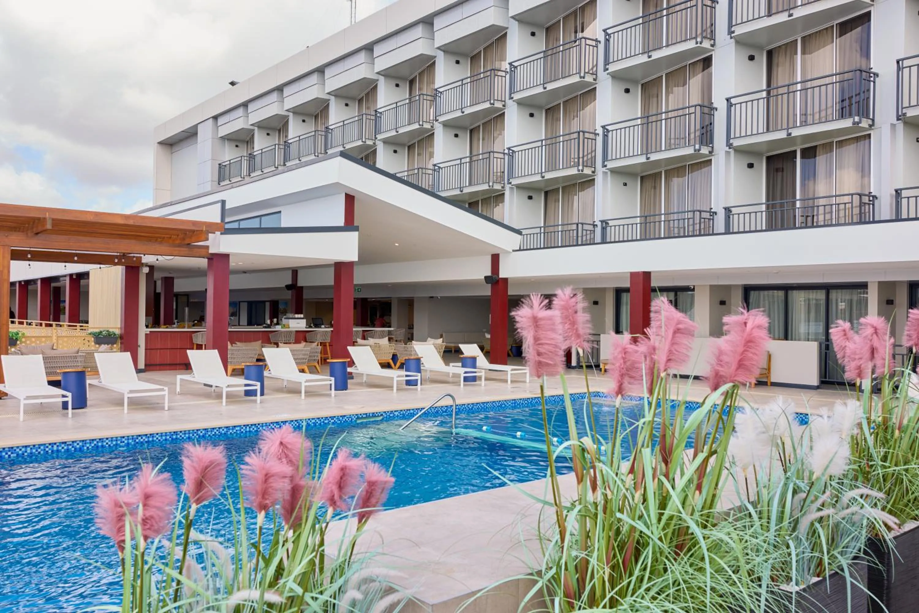 Swimming pool in Radisson Hotel Paramaribo