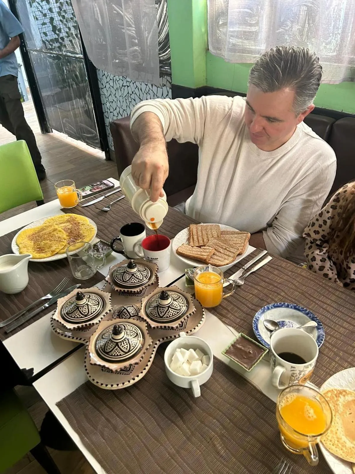 Breakfast in ASARAG GUEST HOUSE, YOGA & Surf