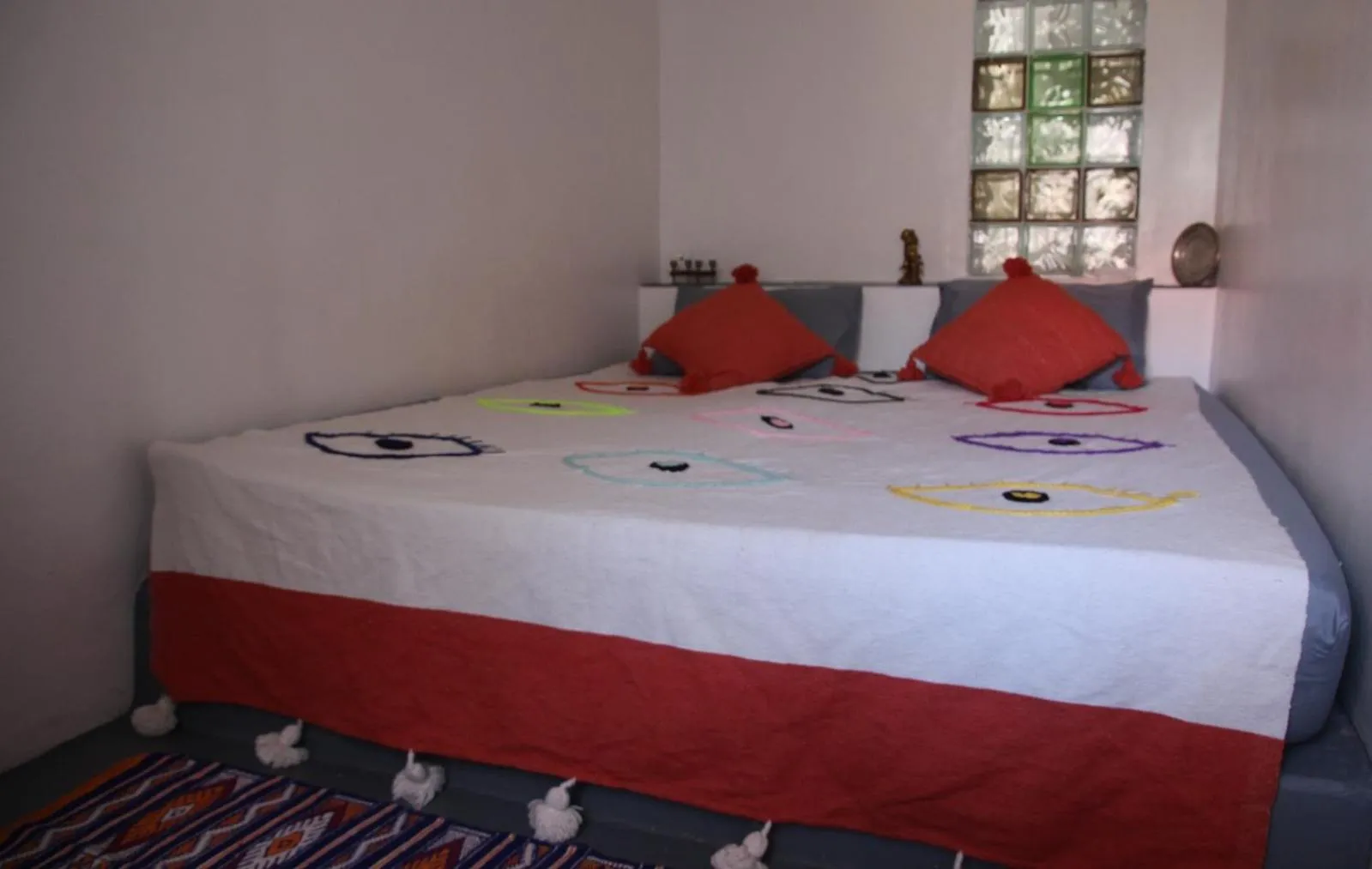 Bed in ASARAG GUEST HOUSE, YOGA & Surf