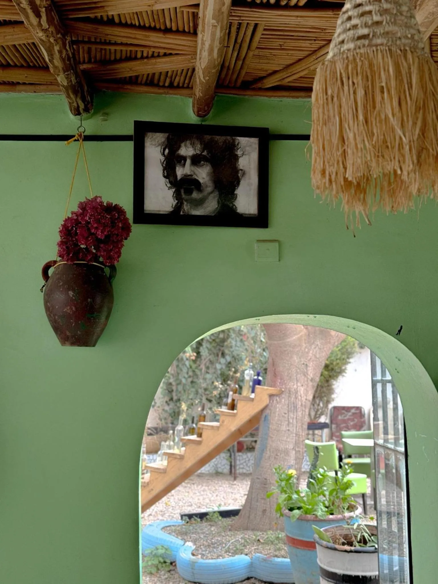 Decorative detail in ASARAG GUEST HOUSE, YOGA & Surf