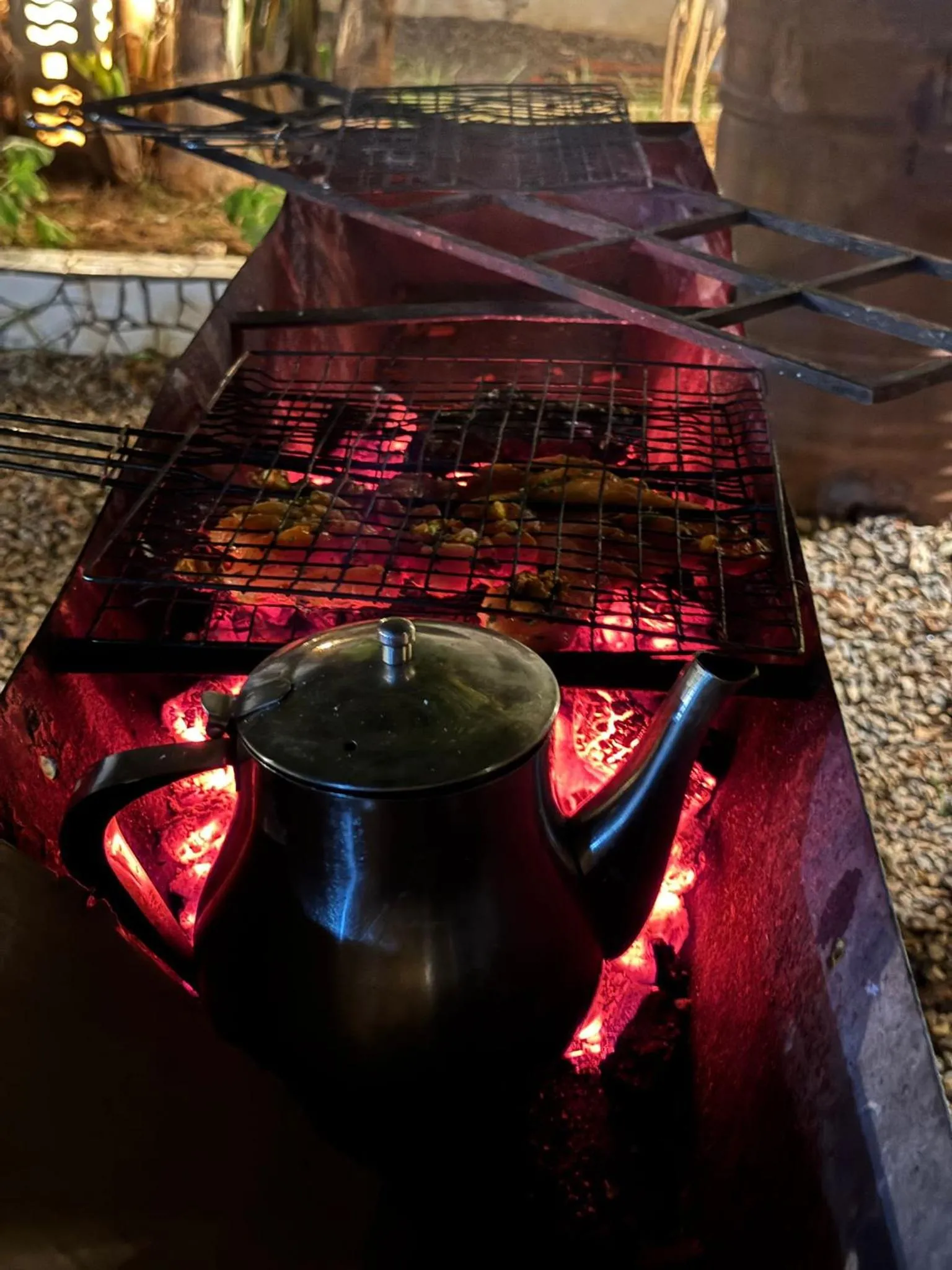 BBQ facilities in ASARAG GUEST HOUSE, YOGA & Surf