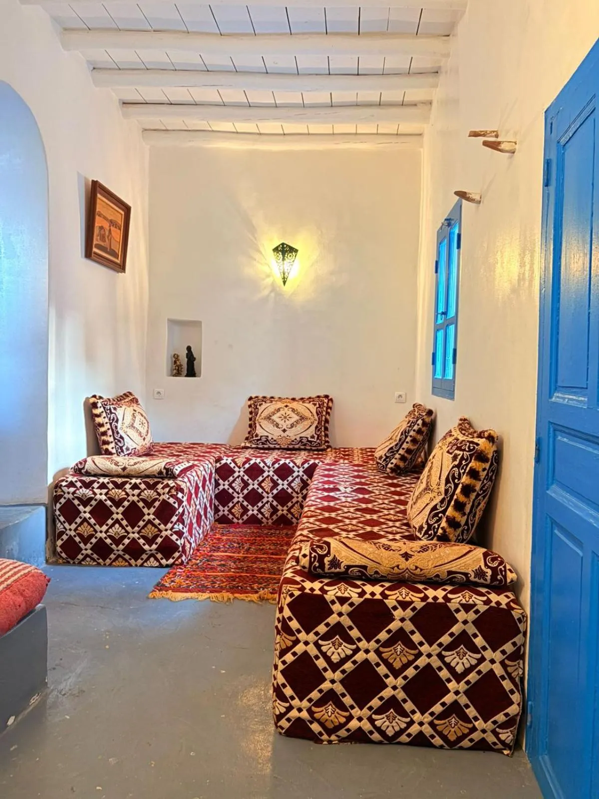 Living room in ASARAG GUEST HOUSE, YOGA & Surf