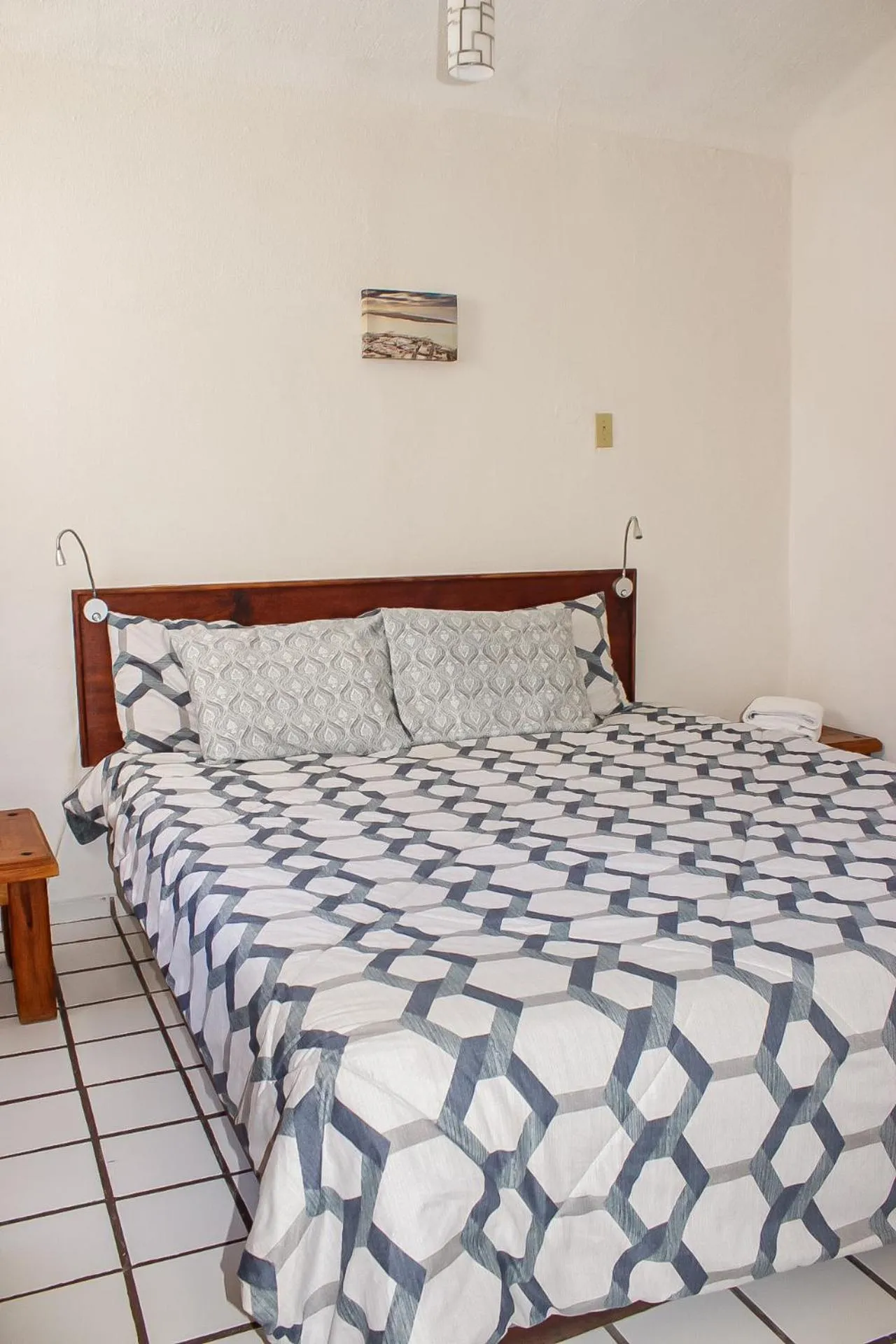 Bed in Hotel Allende