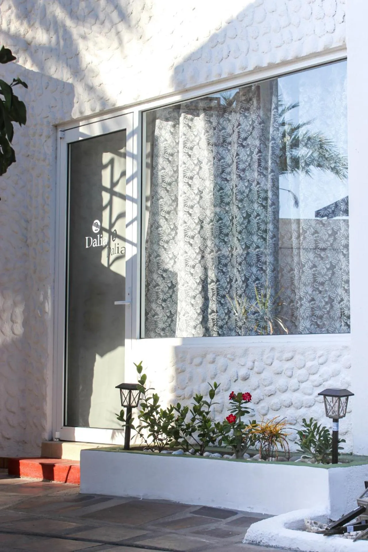 Patio in Hotel Allende