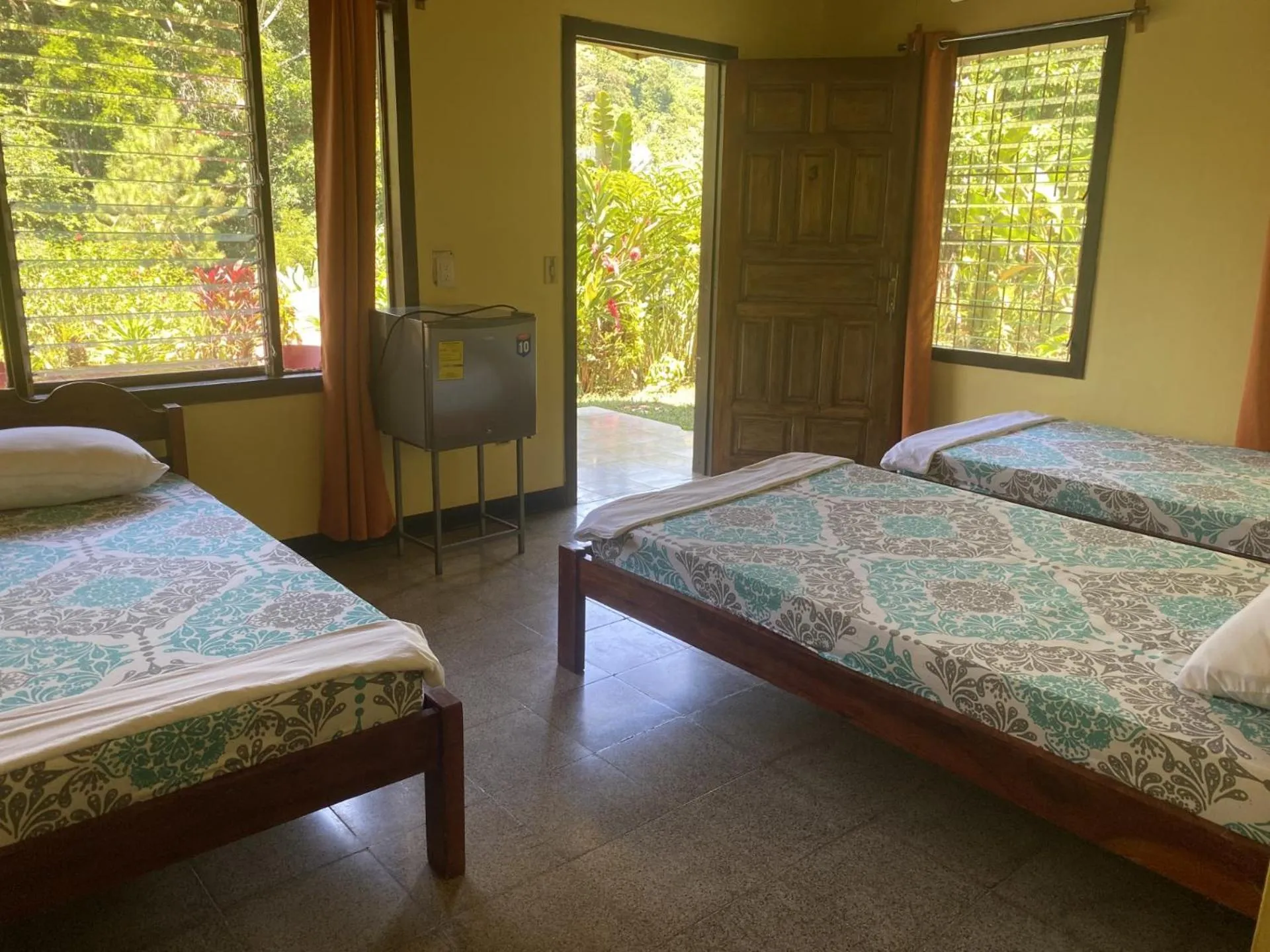 Bed in La Purruja Lodge