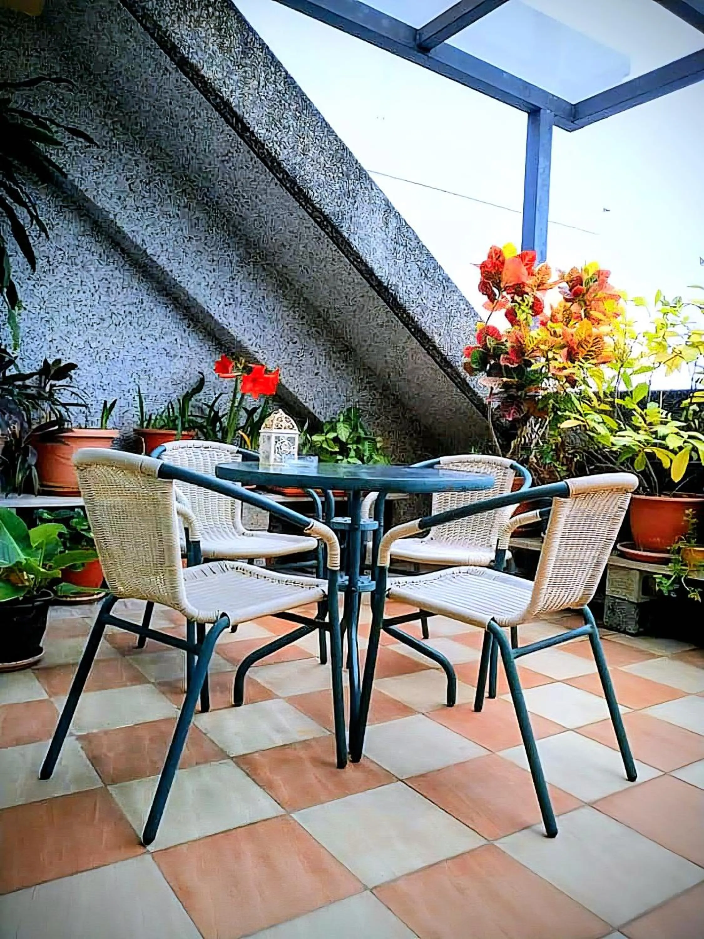 Garden in 水悅雅築民宿 Shuiyue Guest House