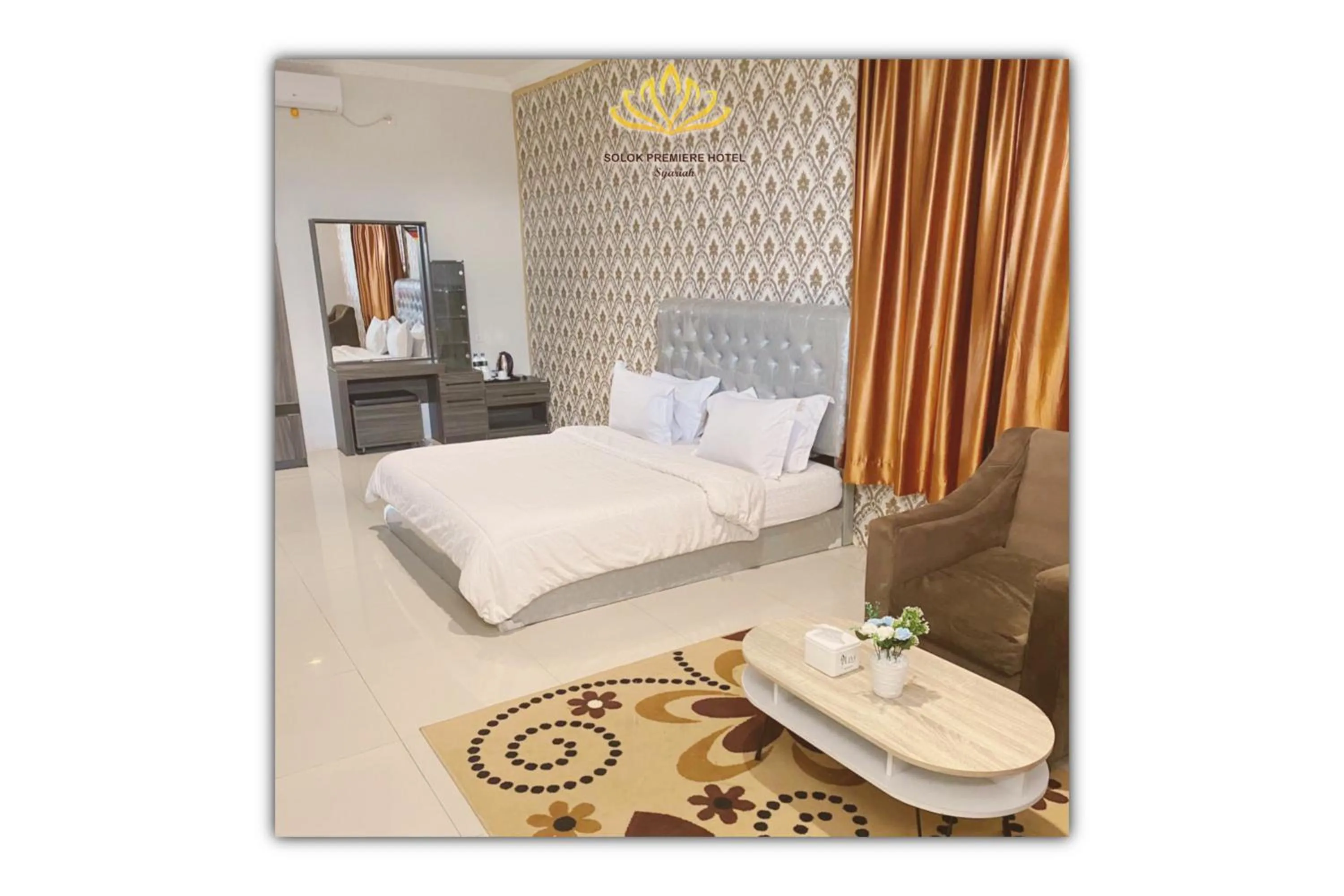 Bed in Solok Premier Hotel