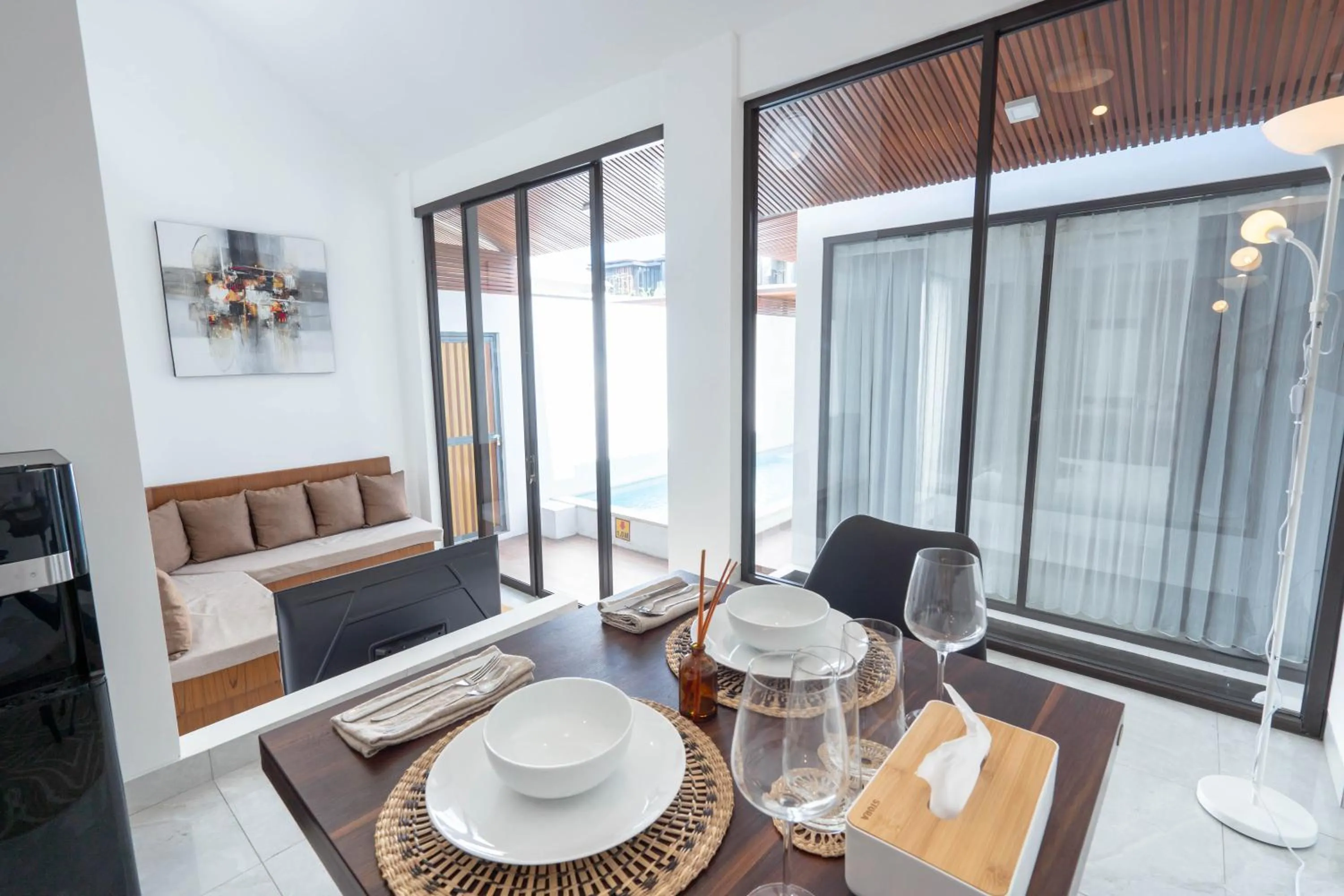 Dining area in The Lavana De Mello's Villa Seminyak -1 Bedroom Villa with Private Pool