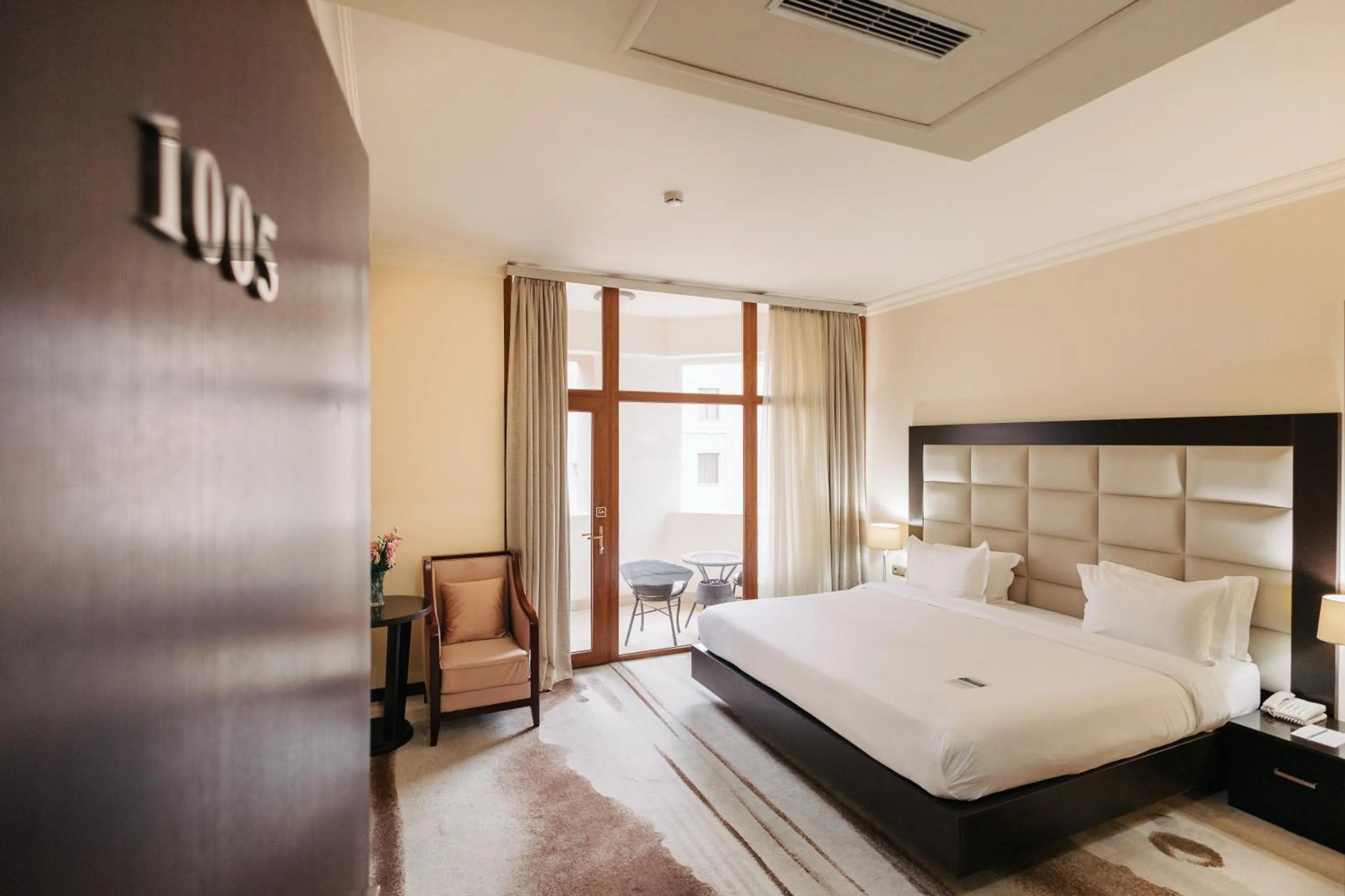 Bed in Paris Hotel Yerevan