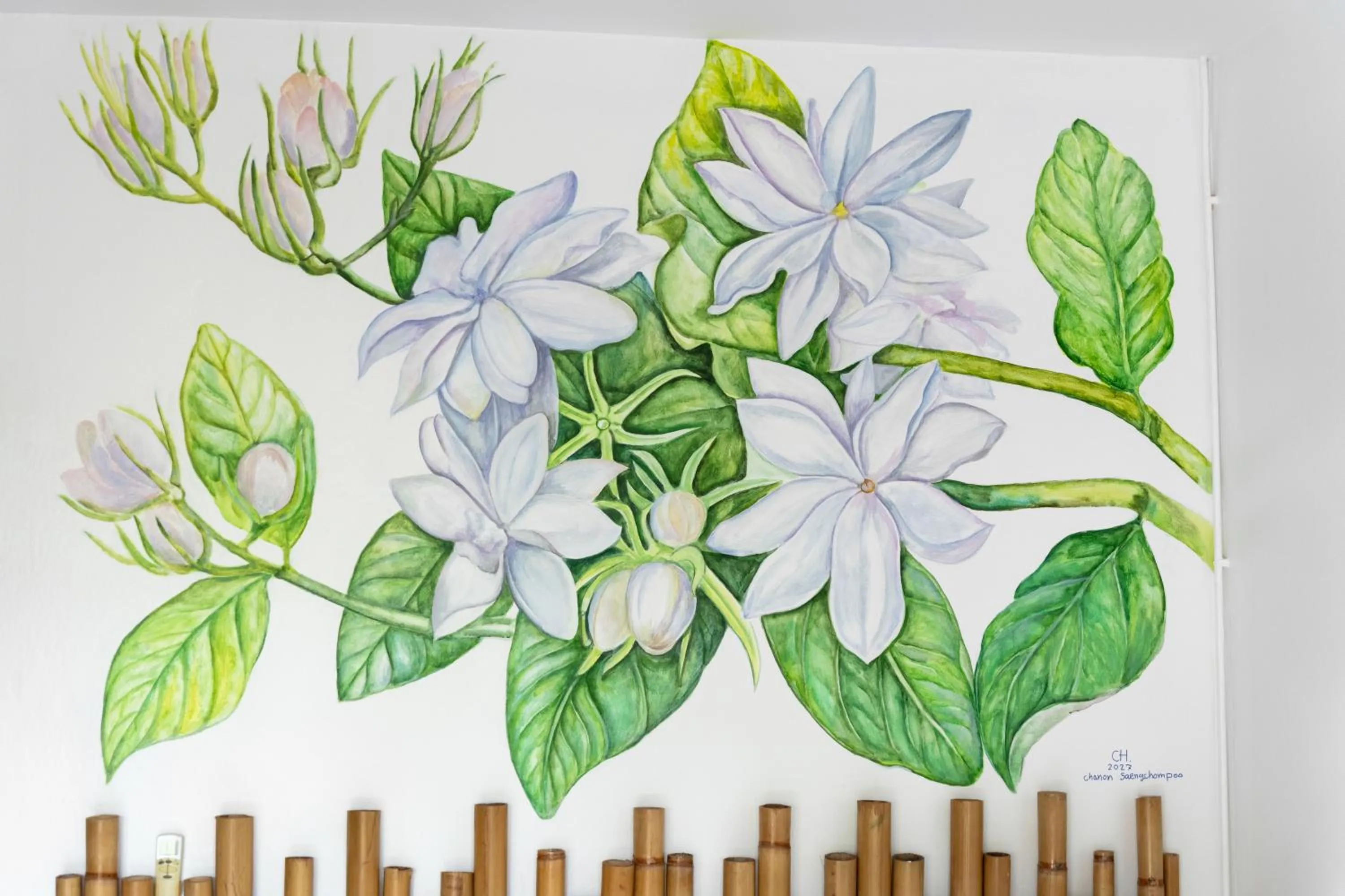 Decorative detail in Tropical Heavens Garden Samui