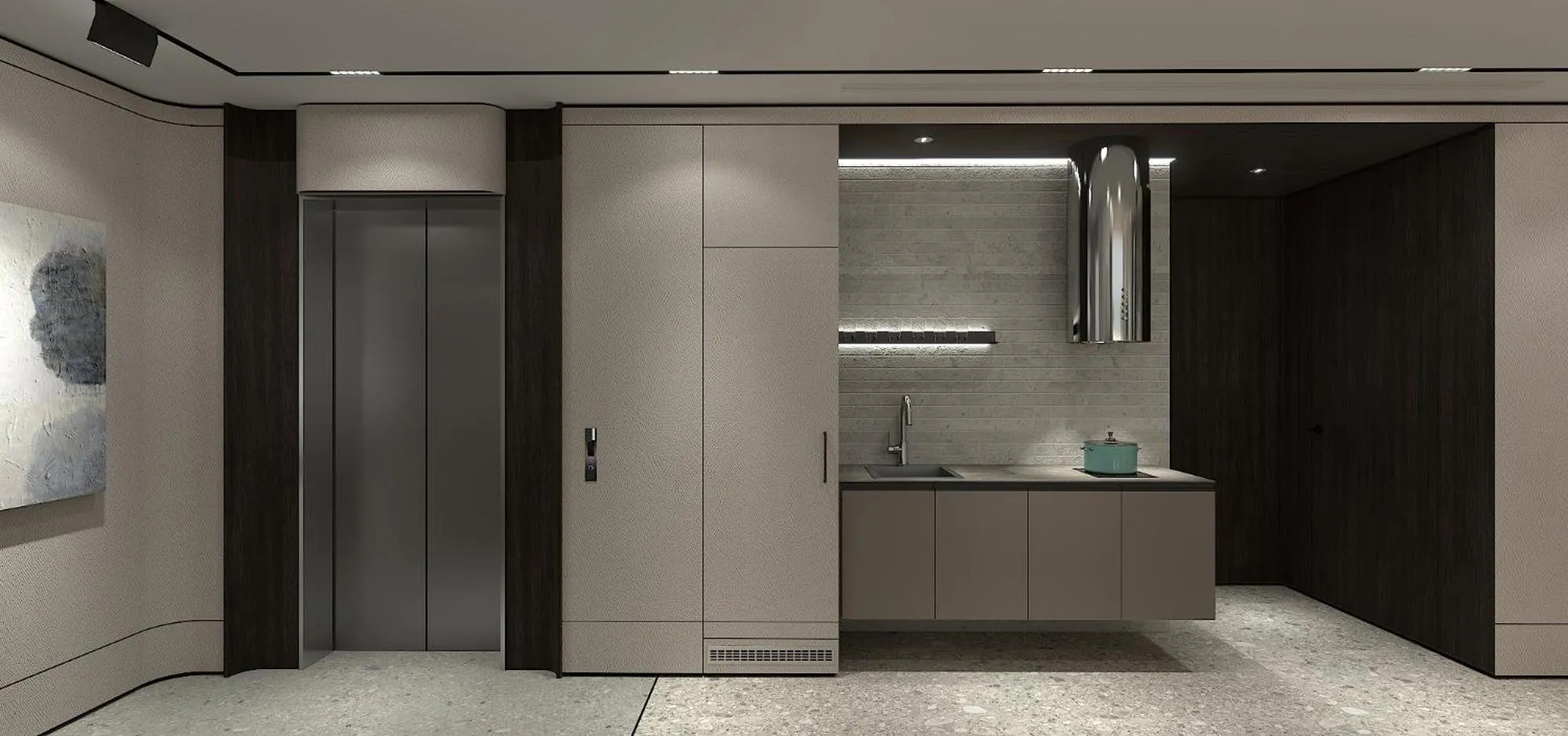 Two-Bedroom Apartment with Balcony in Green Hotel