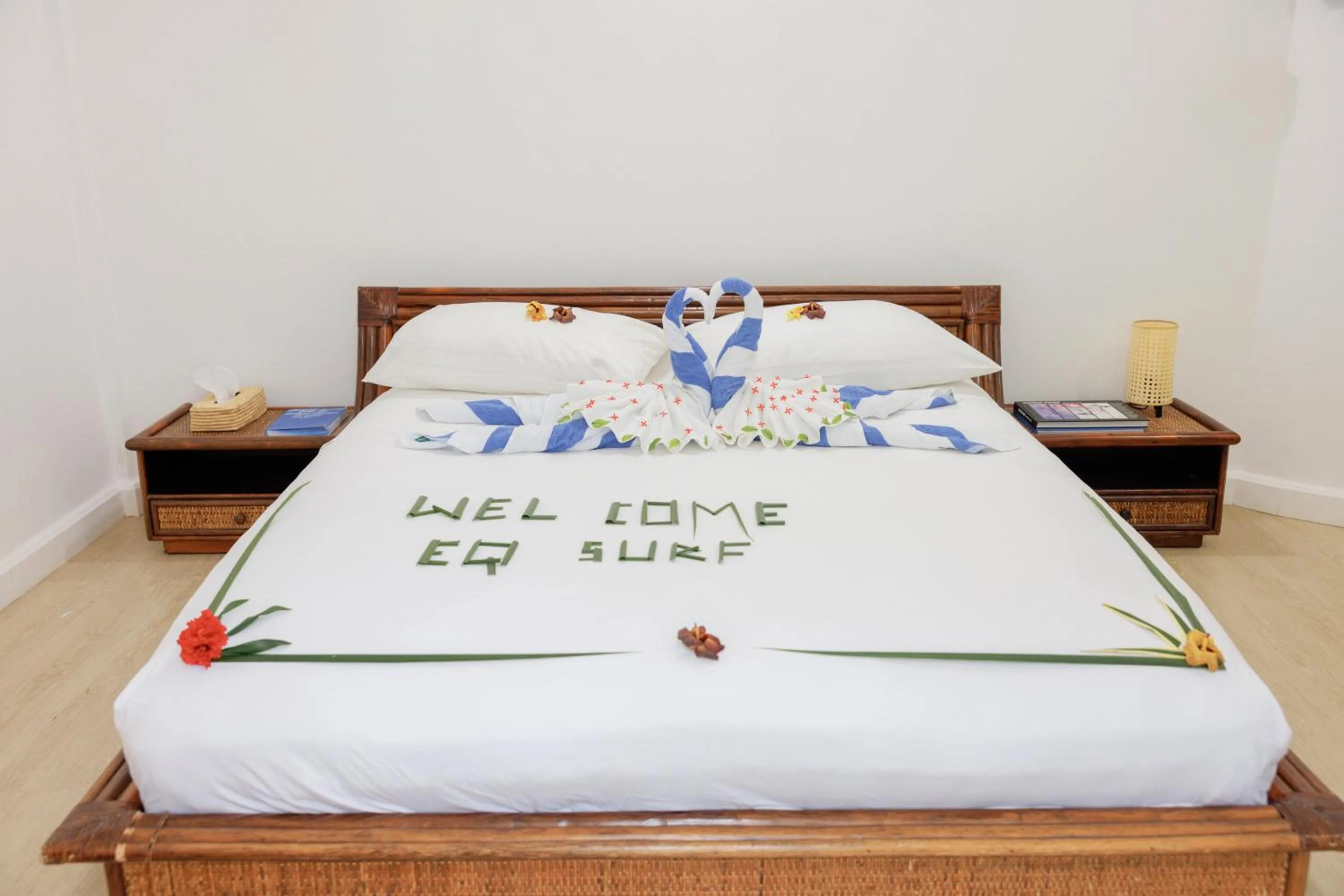 Bed in EQ SURF RETREAT