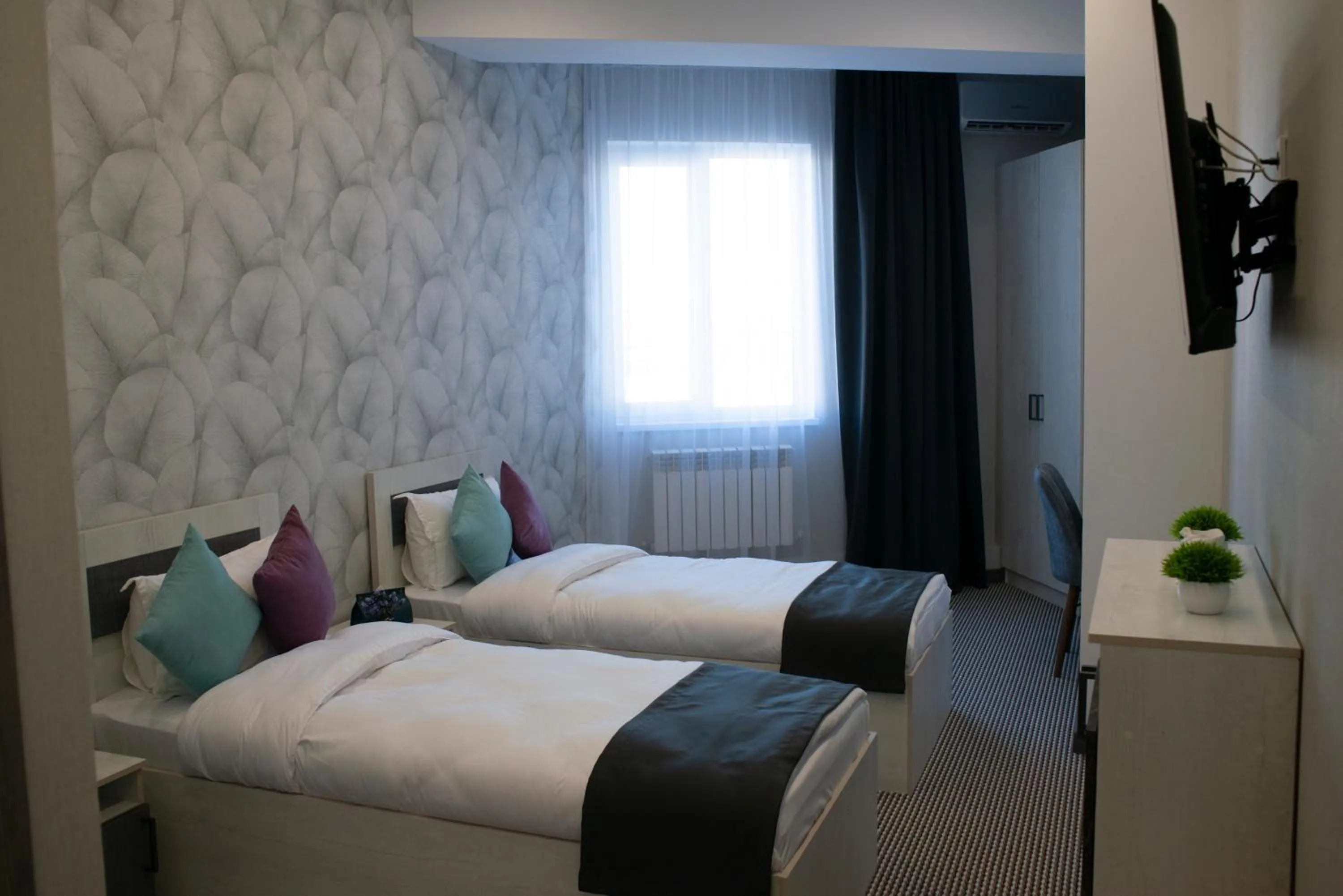 Bed in Tengri Hotel