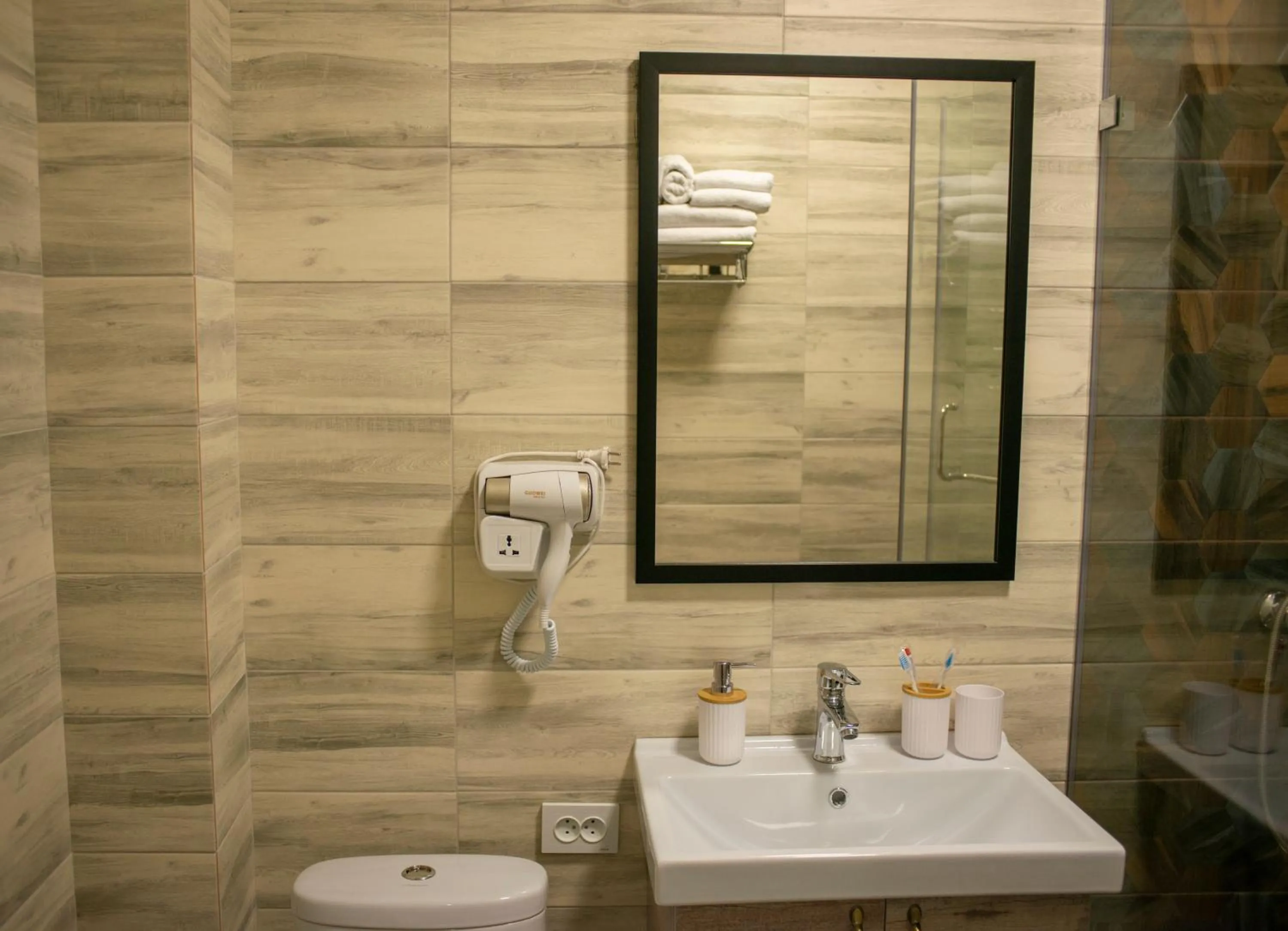 Shower in Tengri Hotel