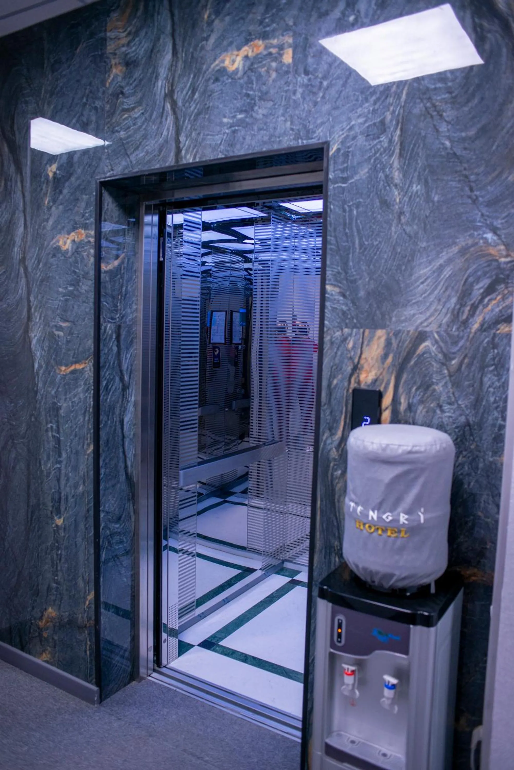 elevator in Tengri Hotel