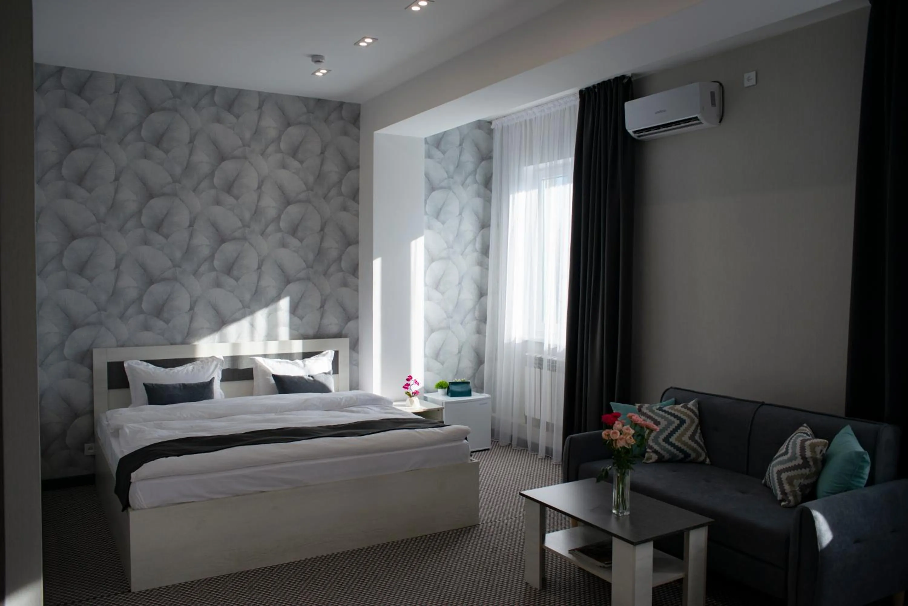 Bed in Tengri Hotel