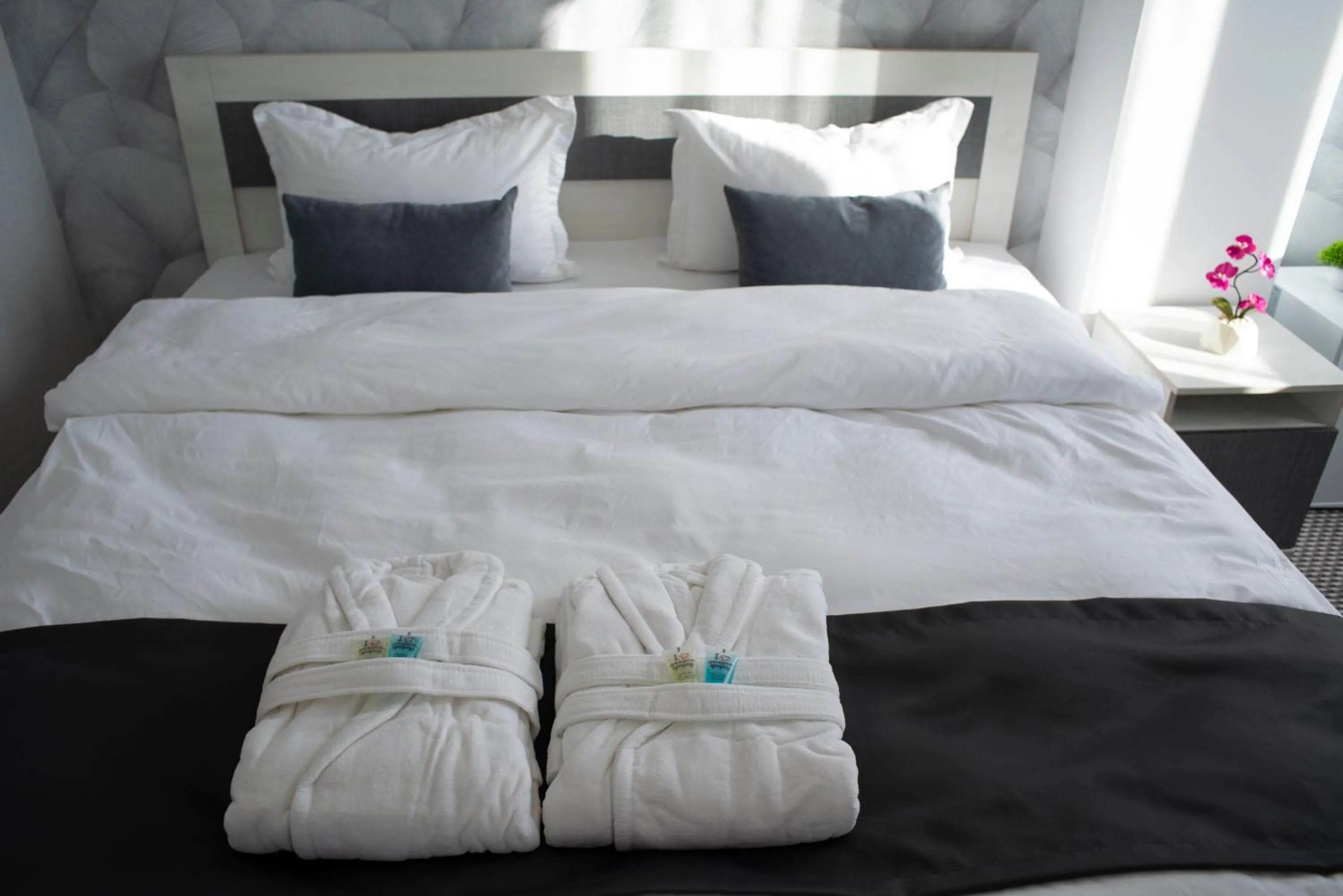 Bed in Tengri Hotel