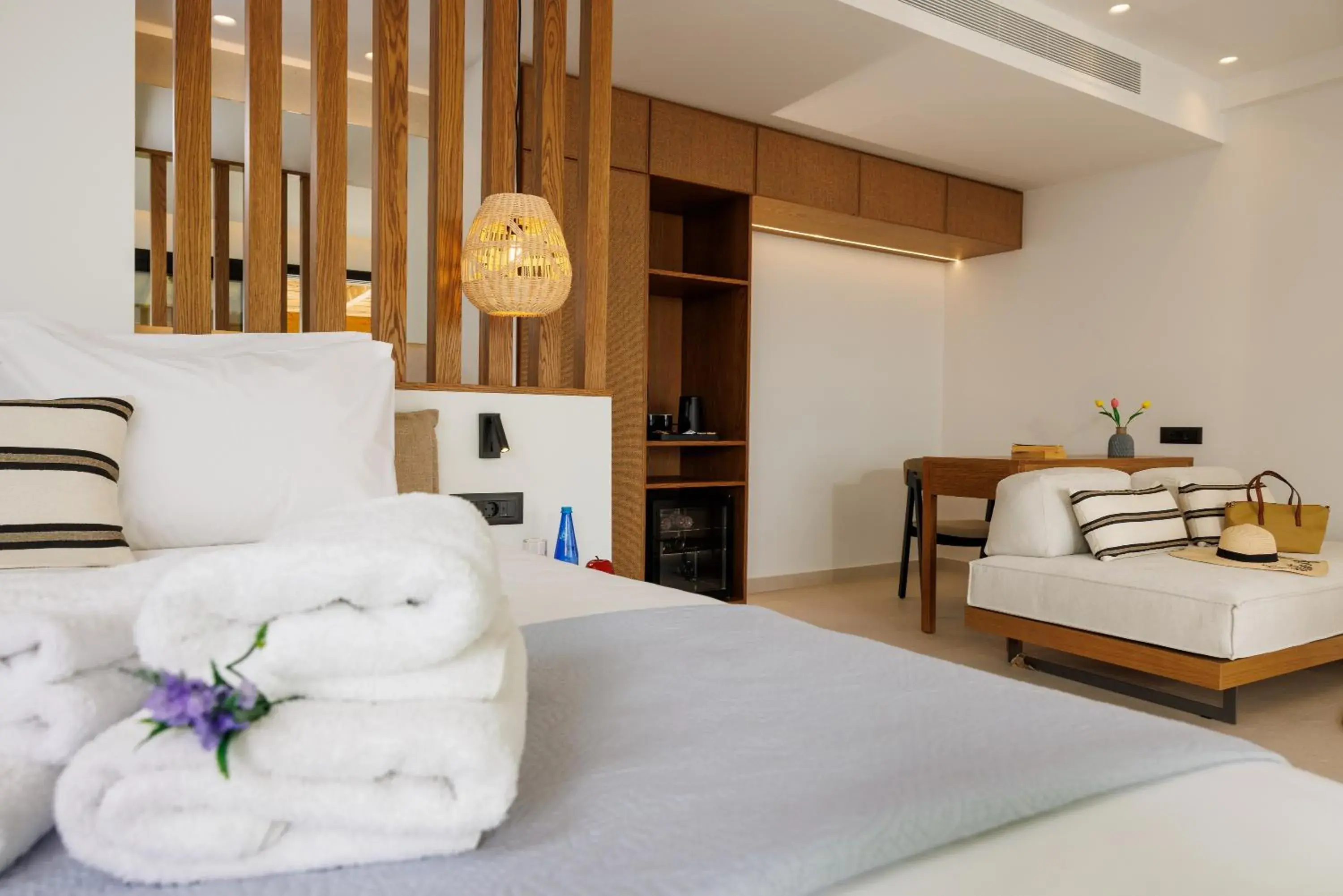 Bed in Deos Luxury Suites - Adults Only Bed in Deos Luxury Suites - Adults Only