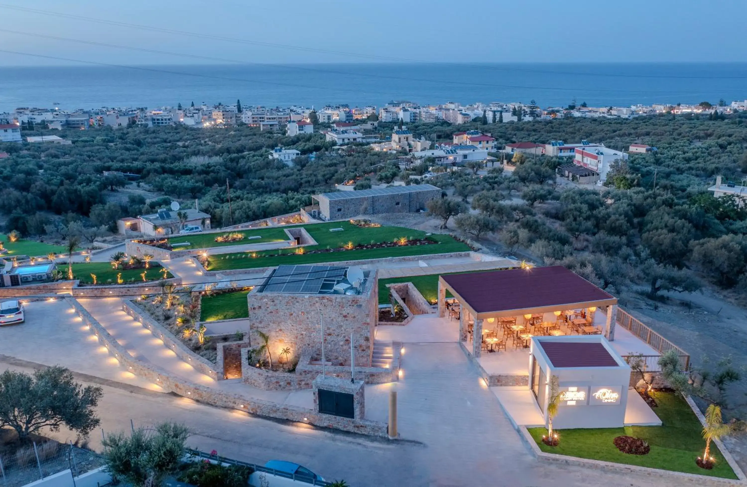 Bird's eye view in Deos Luxury Suites - Adults Only Bird's eye view in Deos Luxury Suites - Adults Only