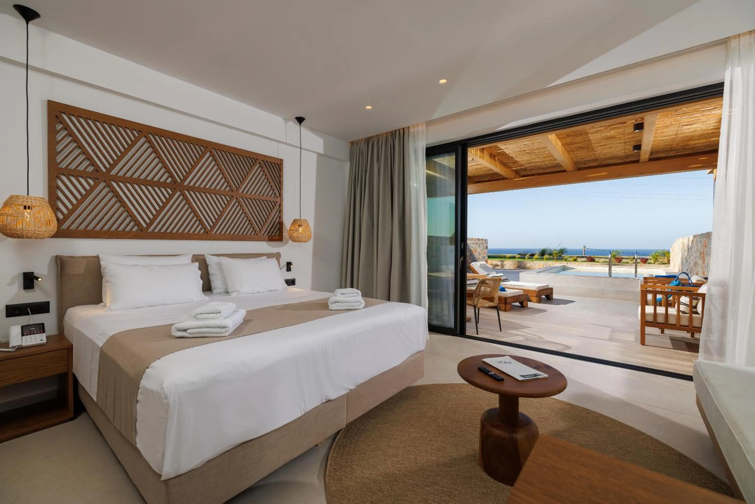 Bed in Deos Luxury Suites - Adults Only