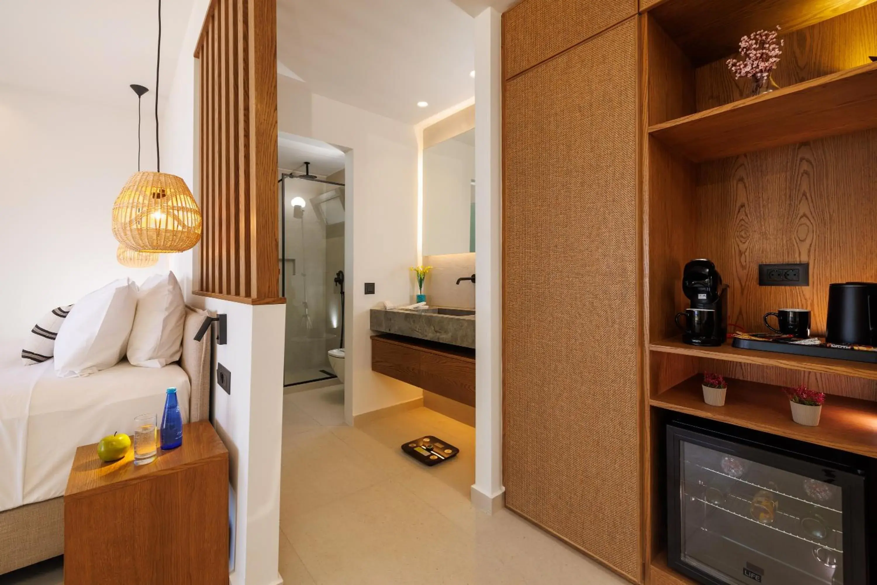 Bed in Deos Luxury Suites - Adults Only Bed in Deos Luxury Suites - Adults Only