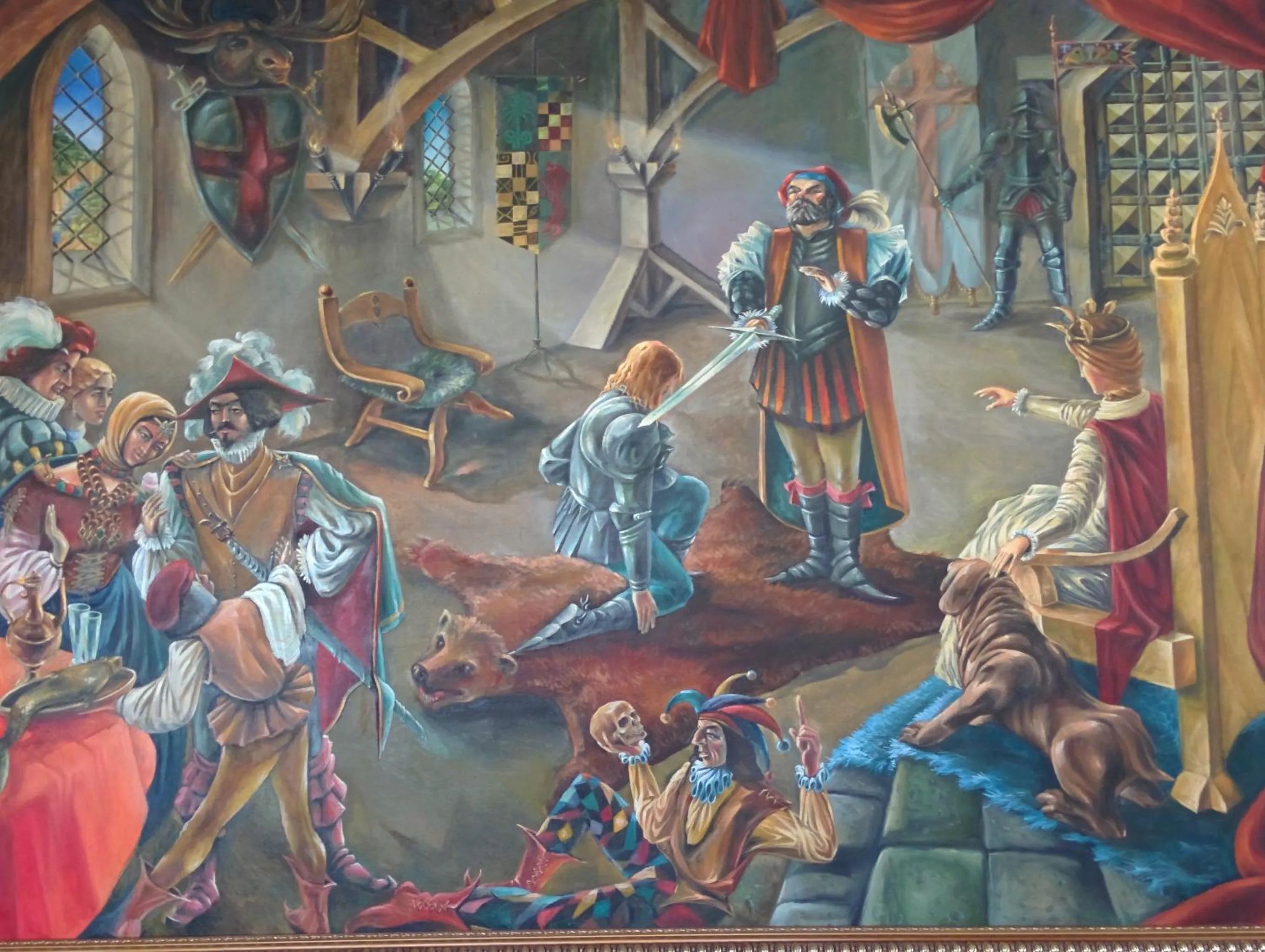 Decorative detail in Erazank Hotel