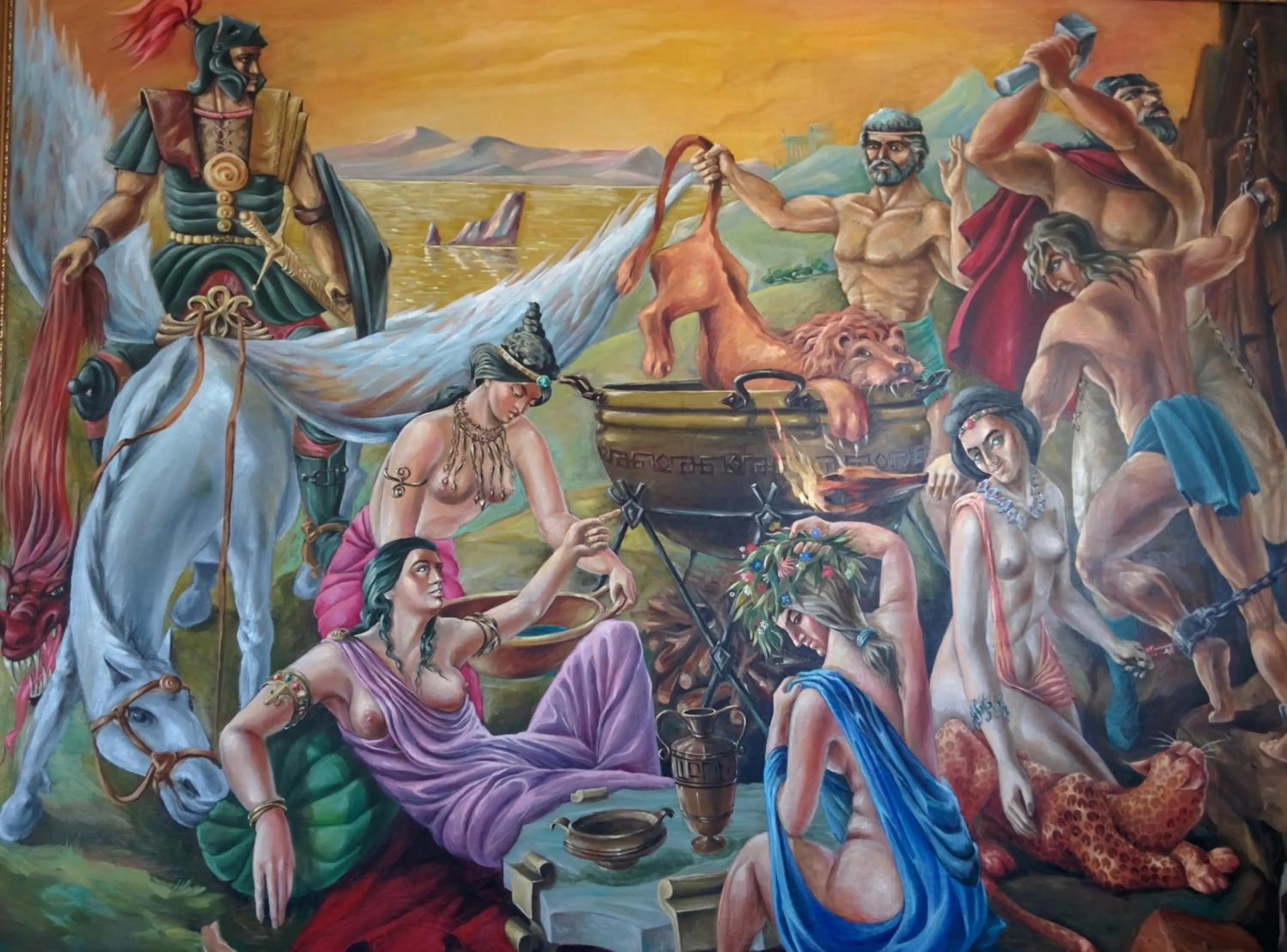 Decorative detail in Erazank Hotel