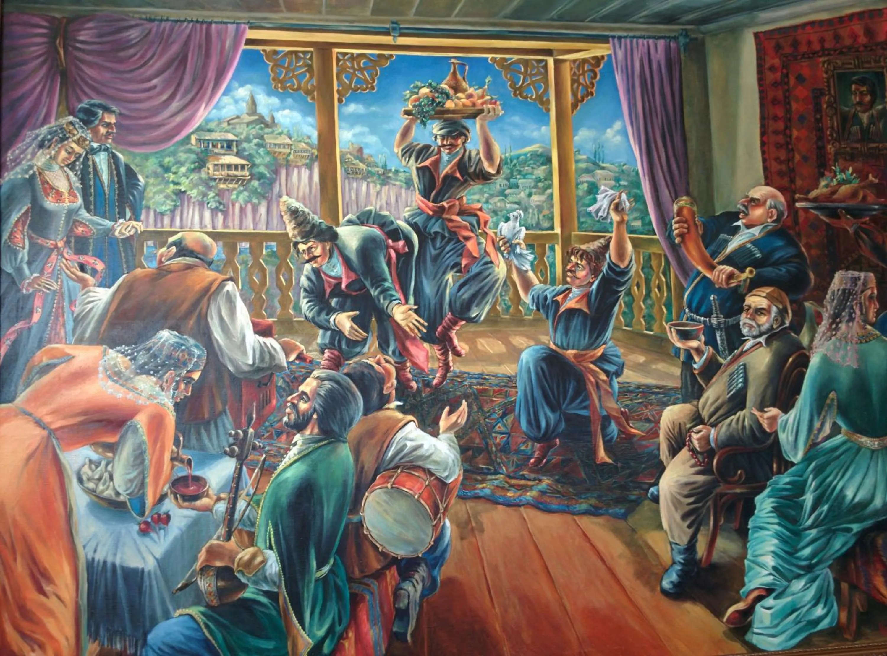 Decorative detail in Erazank Hotel