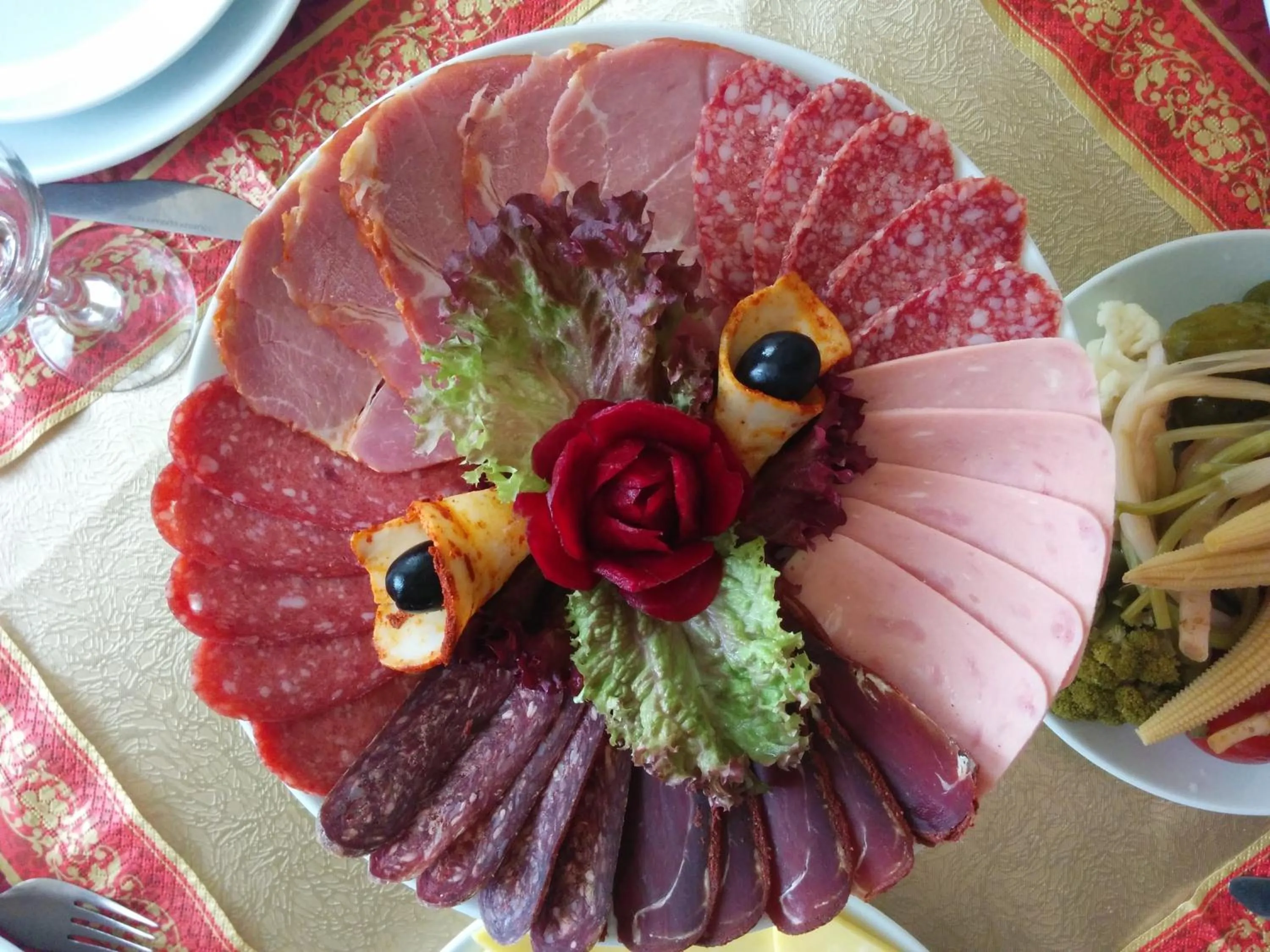 Food close-up in Erazank Hotel