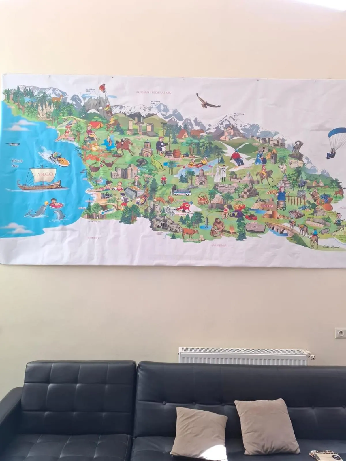 Living room in Red Fox Guesthouse