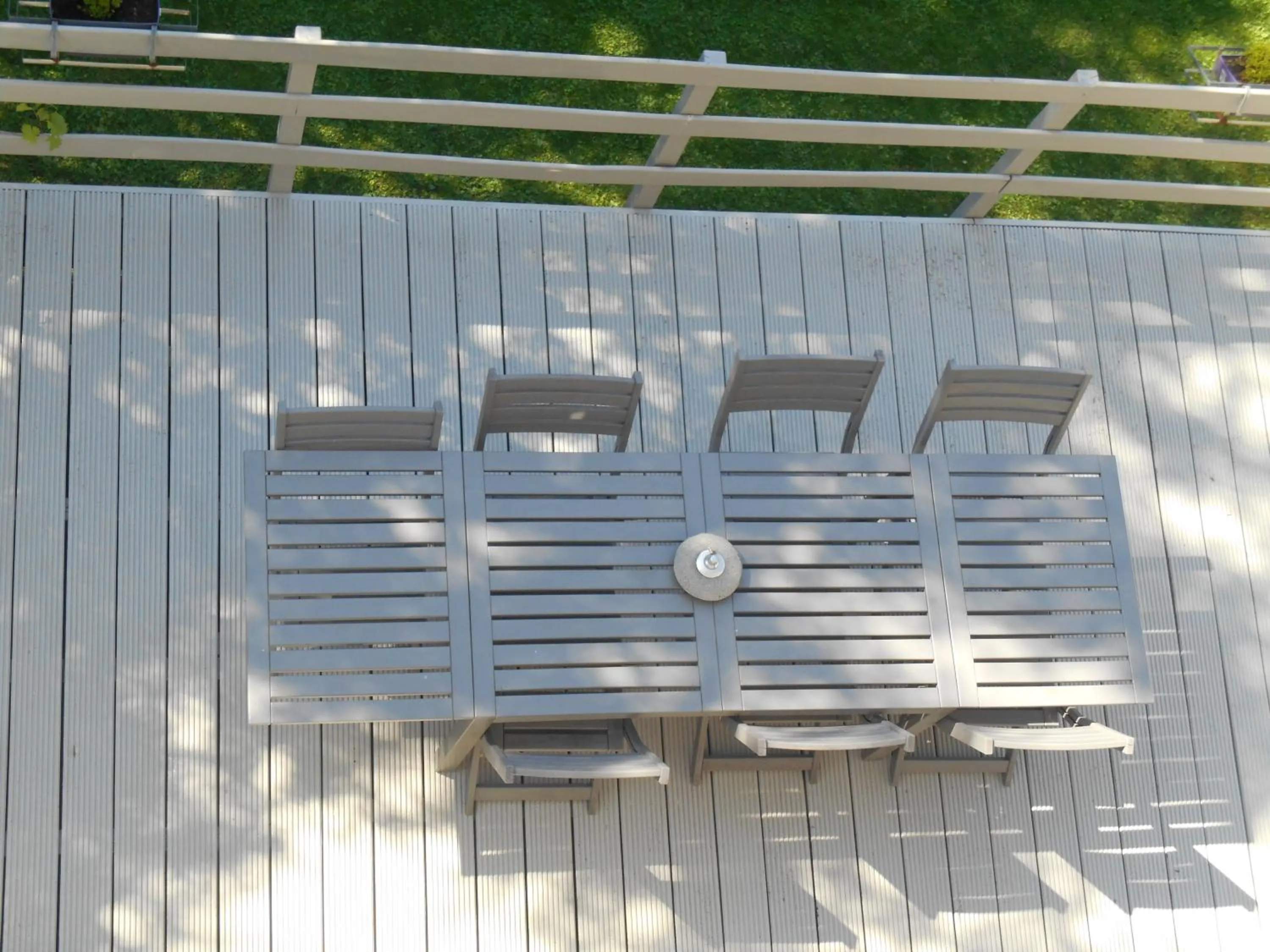 Patio in B&B A l'Ombre du Tilleul