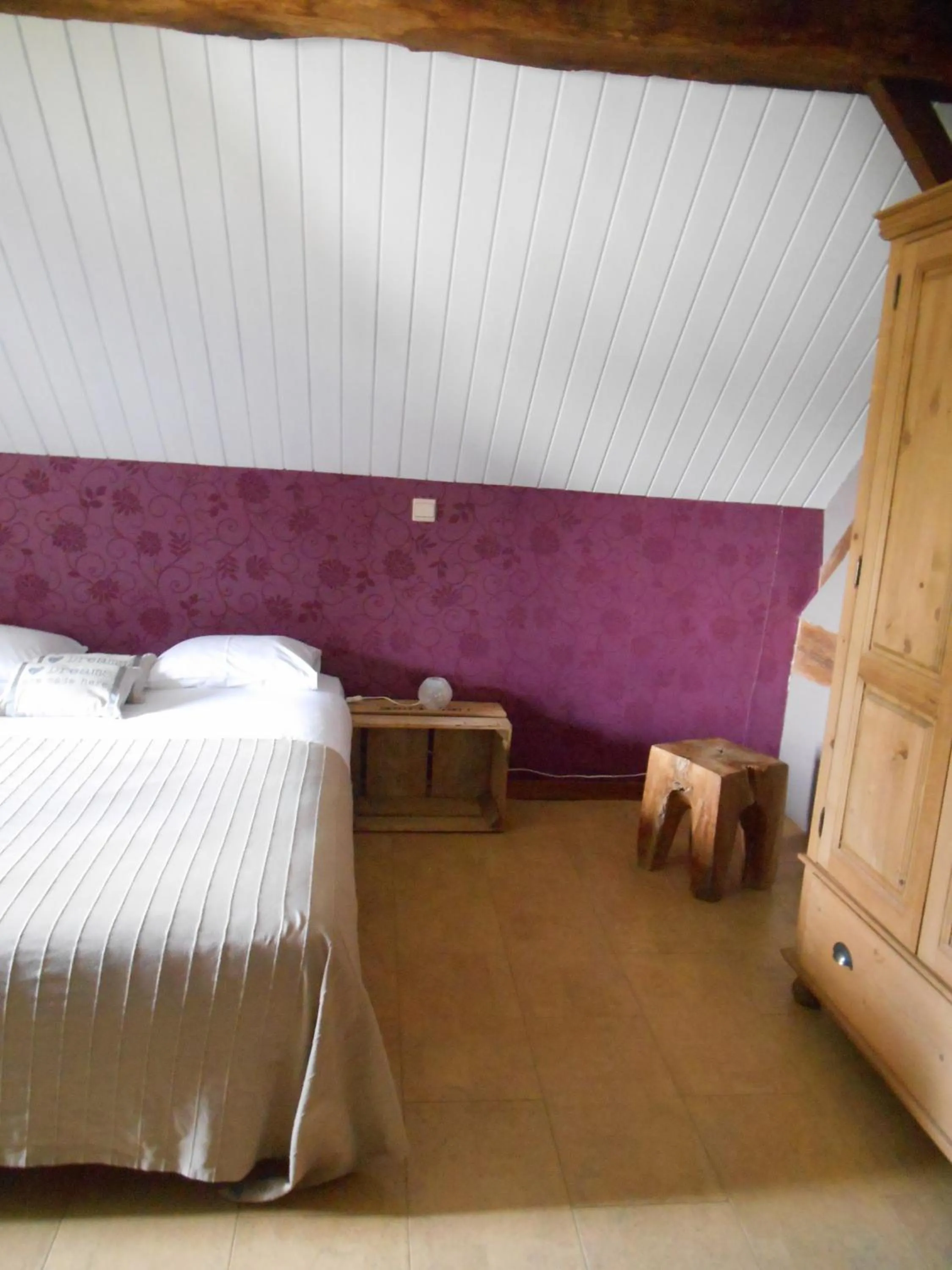 Bed in B&B A l'Ombre du Tilleul