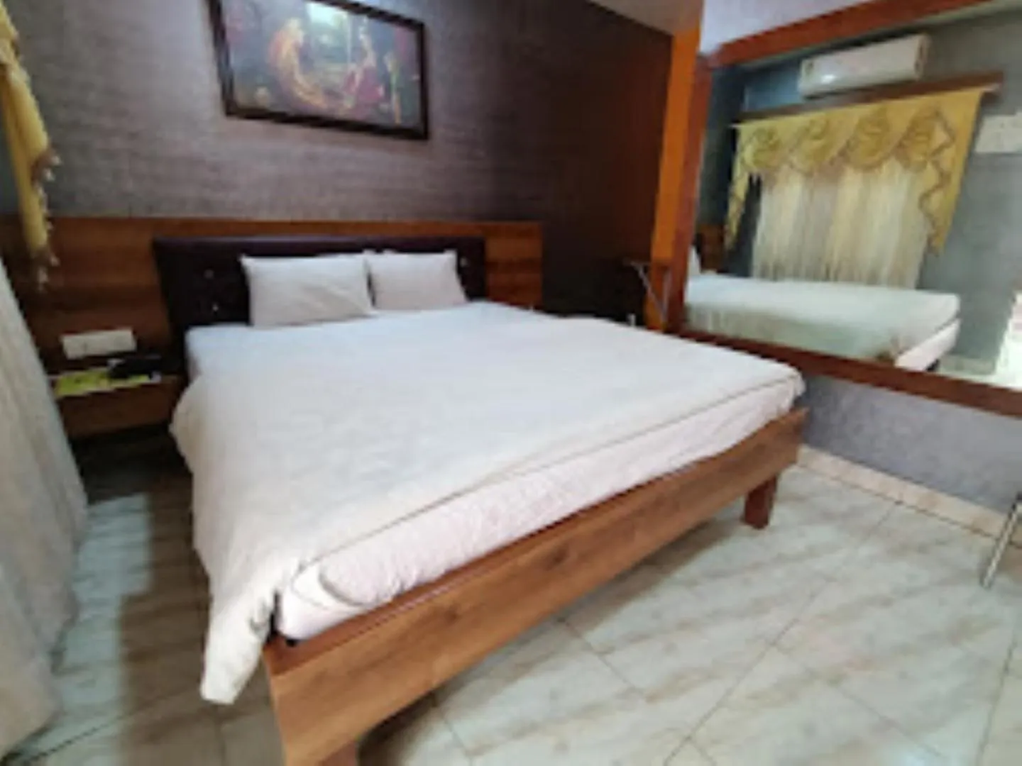 Bed in White Sand Resort Manori Mumbai