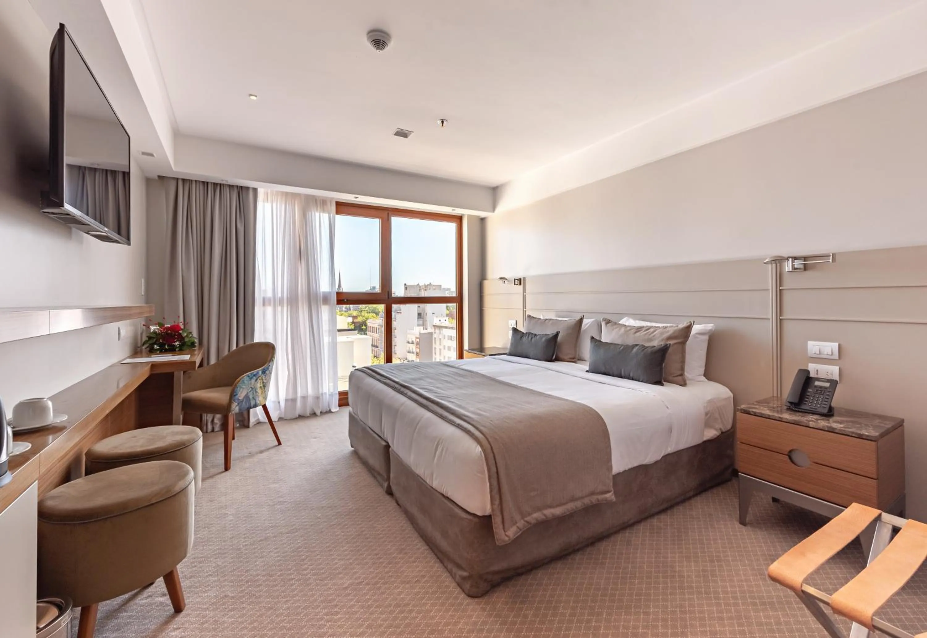 Bed in HOTEL KONKE MAR DEL PLATA